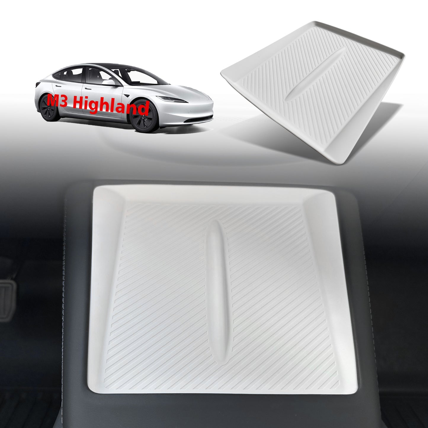 Wireless Charging Silicone Mat for New Model 3 Highland from BestEvMod