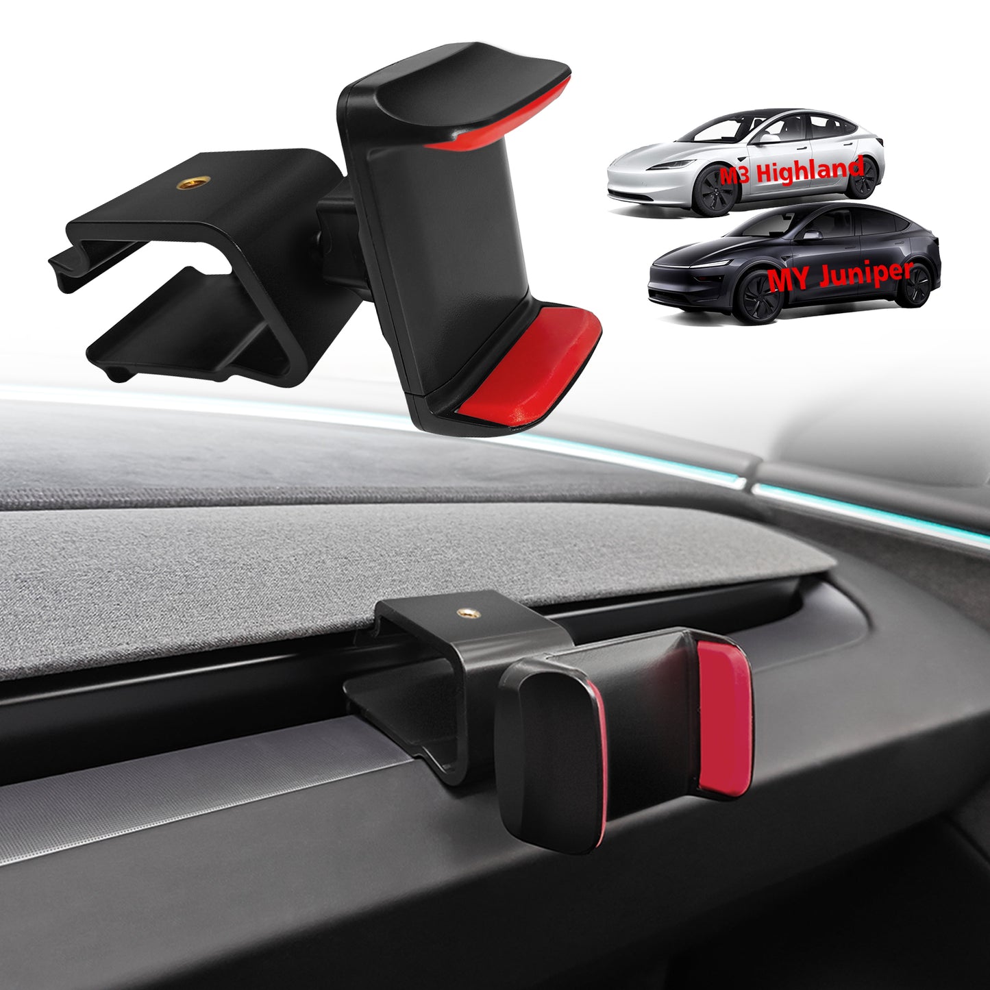 Dashboard Phone iPhone iPad Tablet Magsafe Holder for New Model Y Juniper Model 3 Highland from BestEvMod