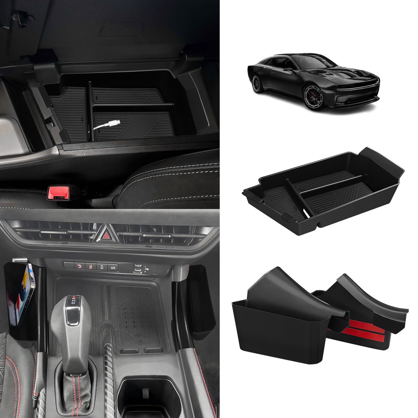 Bundle of Center Console Organizer + Gear Side Trays