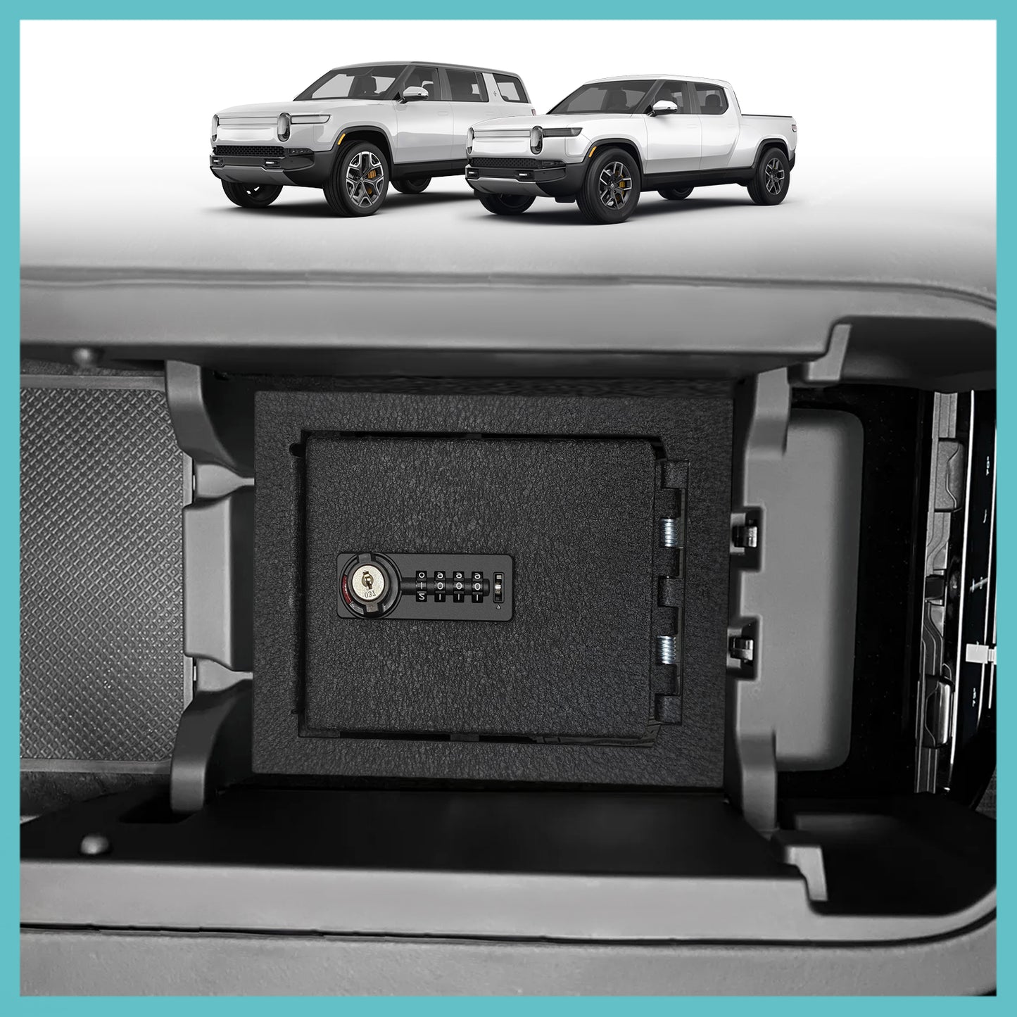 Safe Vault Compatible with Rivian R1T & R1S from BestEvMod