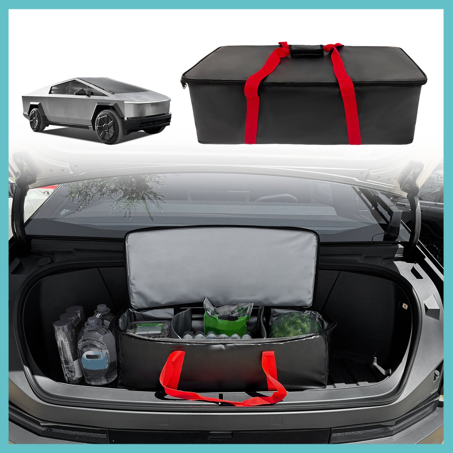 Frunk Cooler Bag Organzier Custom Design Fit for Cybertruck