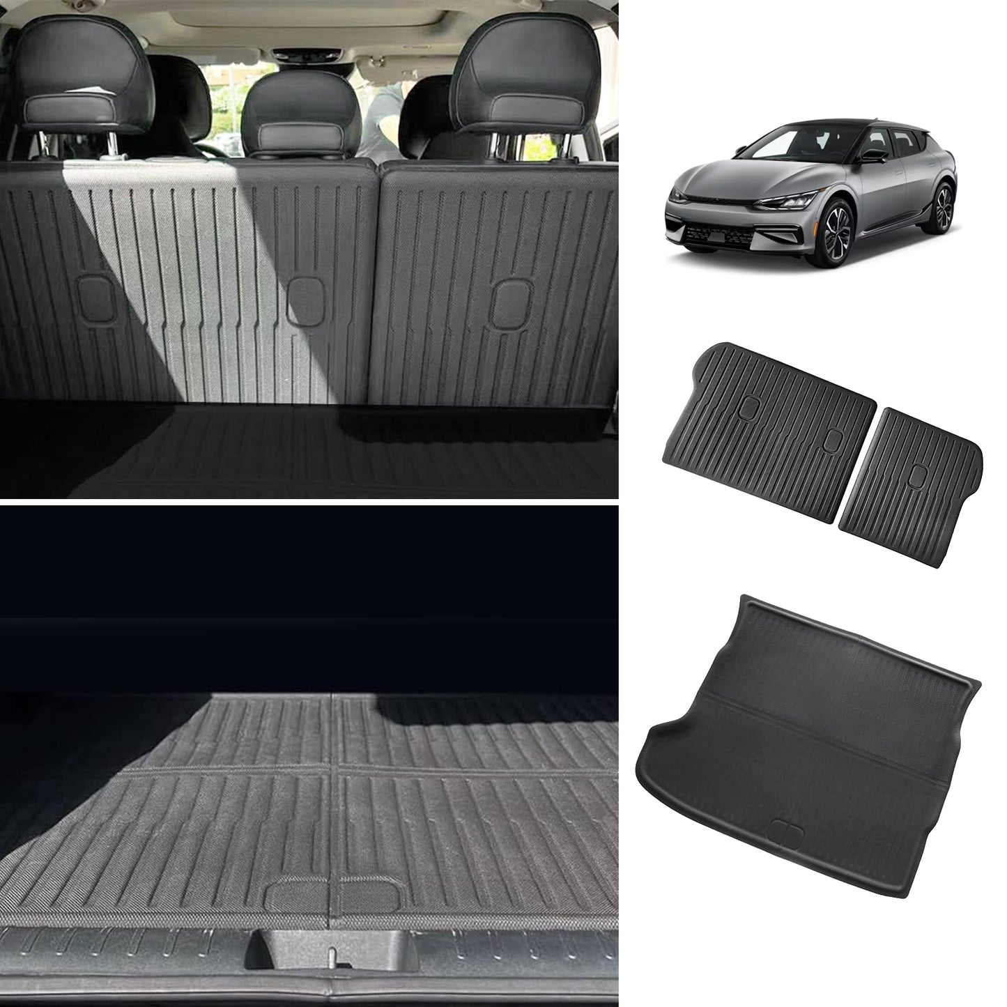 Bundle of EV6 Trunk Mat+Seats Back Cover from BestEvMod