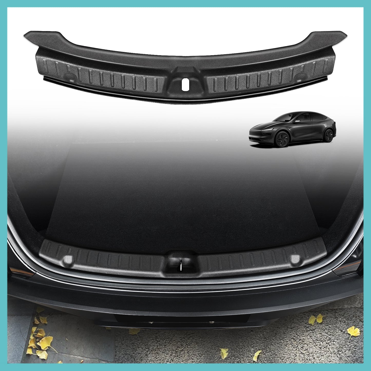 Upgrade Rear Bumper & Trunk Sill Cover Protector for 2026 Tesla Model Y