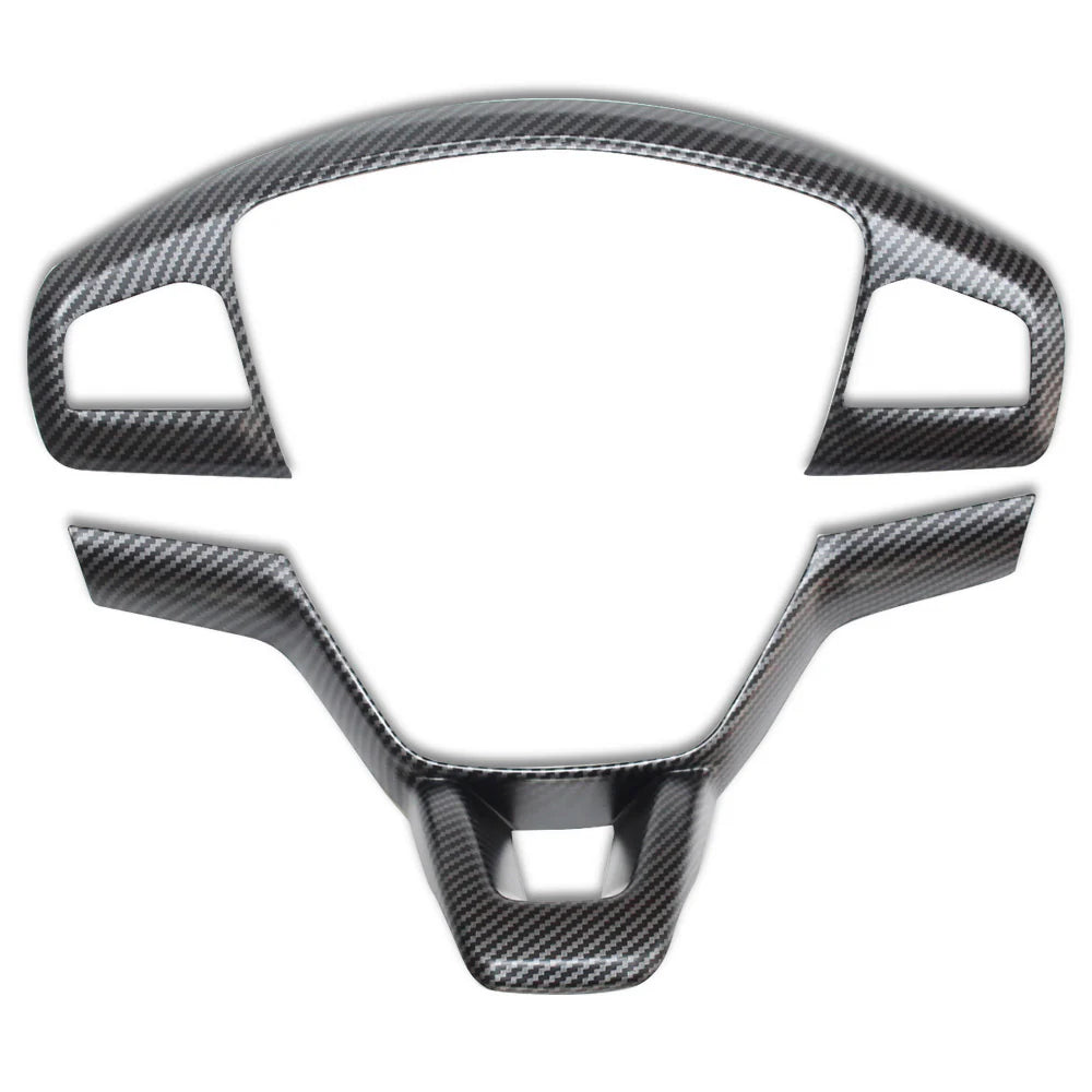 Bundle of Mach-E Central Control Trim Cover + Gear Shifter Panel Cover + Window Button Cover + Steering Wheel Cover