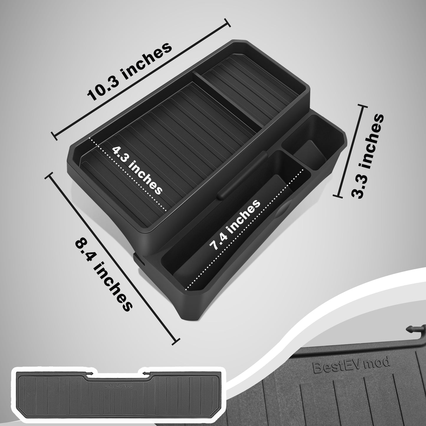 Dashboard Organizer with Sunglasses Holder for Cybertruck