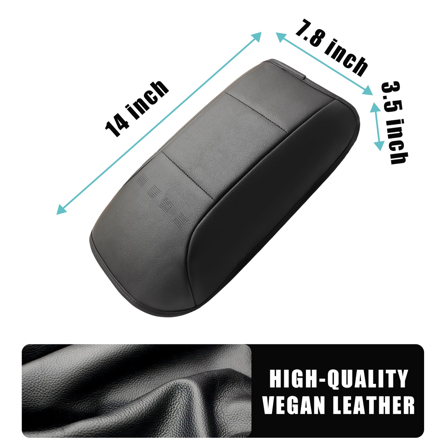 IONIQ6 Vegan Leather Armrest Pad Cover Extra Soft from BestEvMod