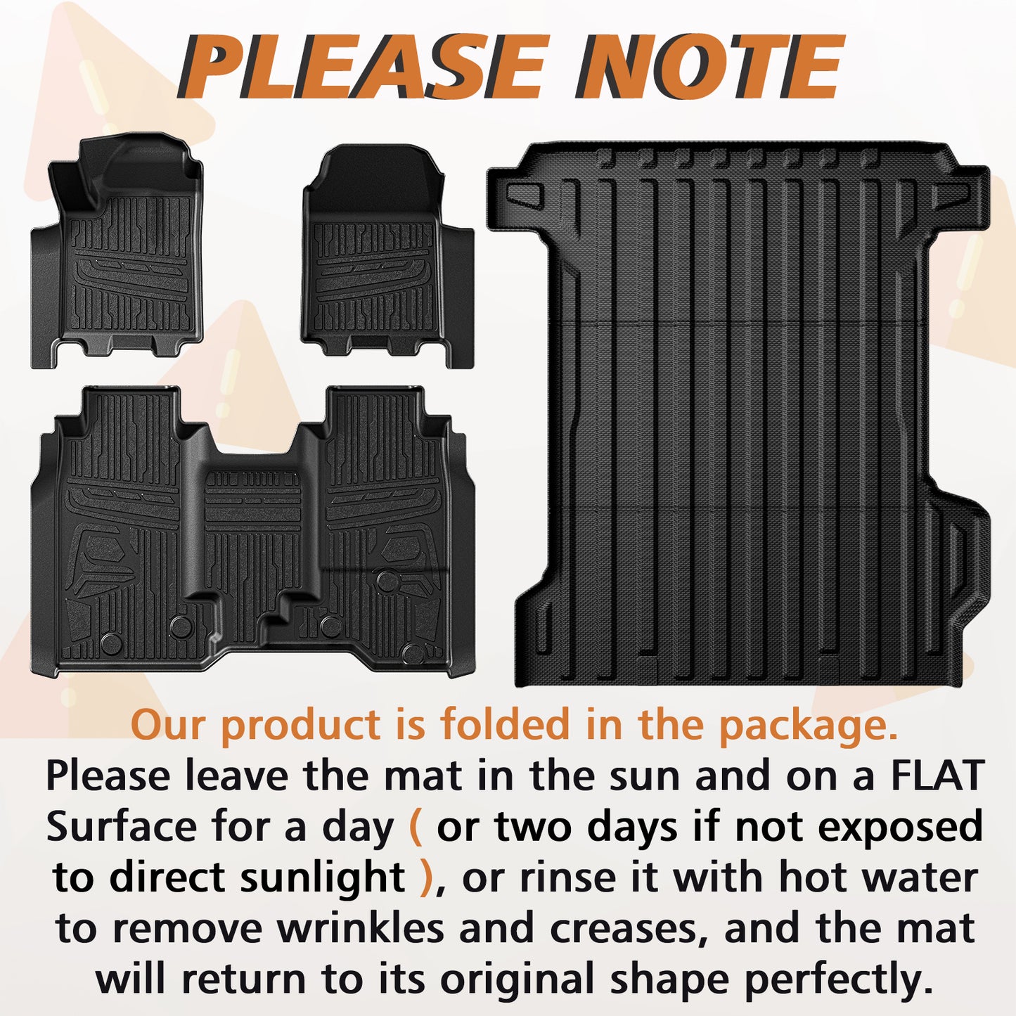 Floor Mats & Truck Bed Mat for 2024-2025 Silverado EV WT