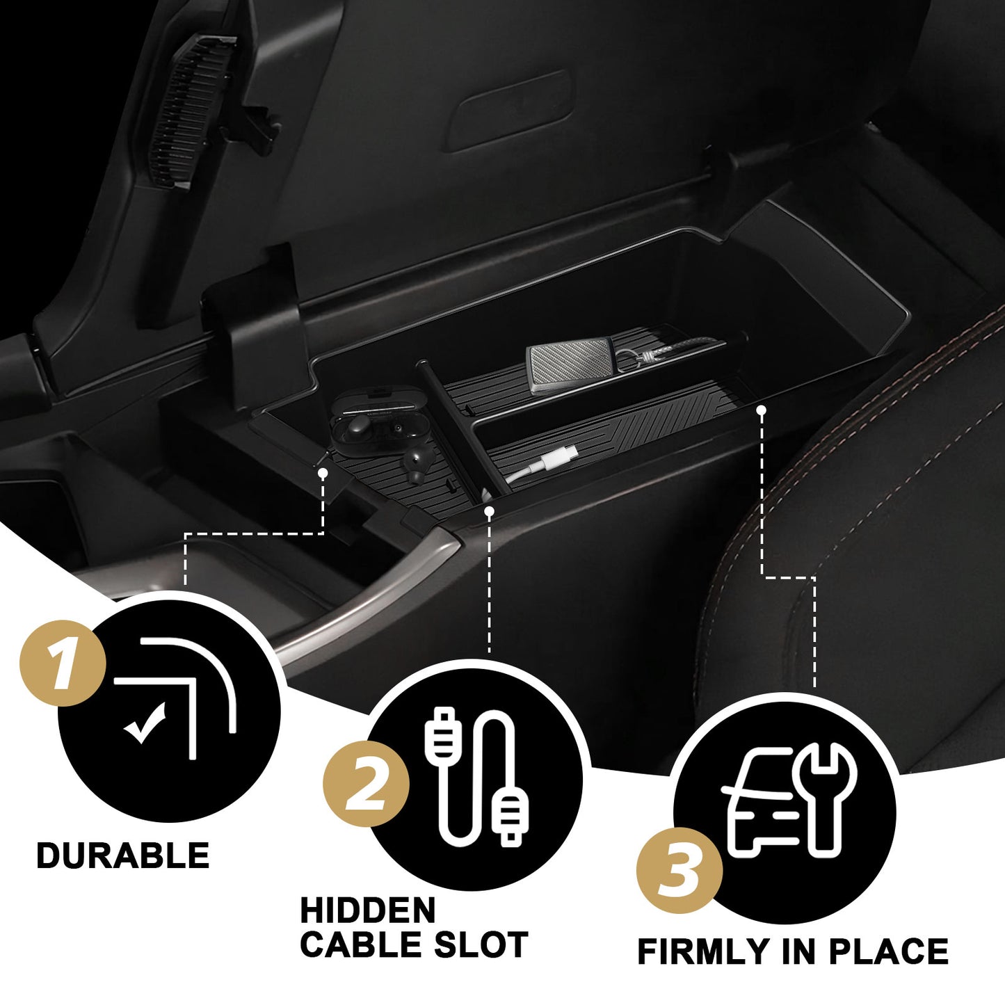 Bundle of Center Console Organizer + Gear Side Trays