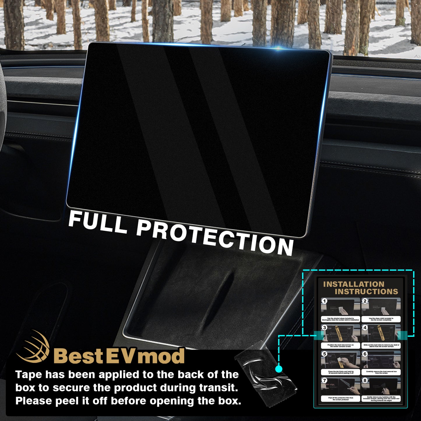 Dashboard Cover Mat for Tesla Model Y Juniper