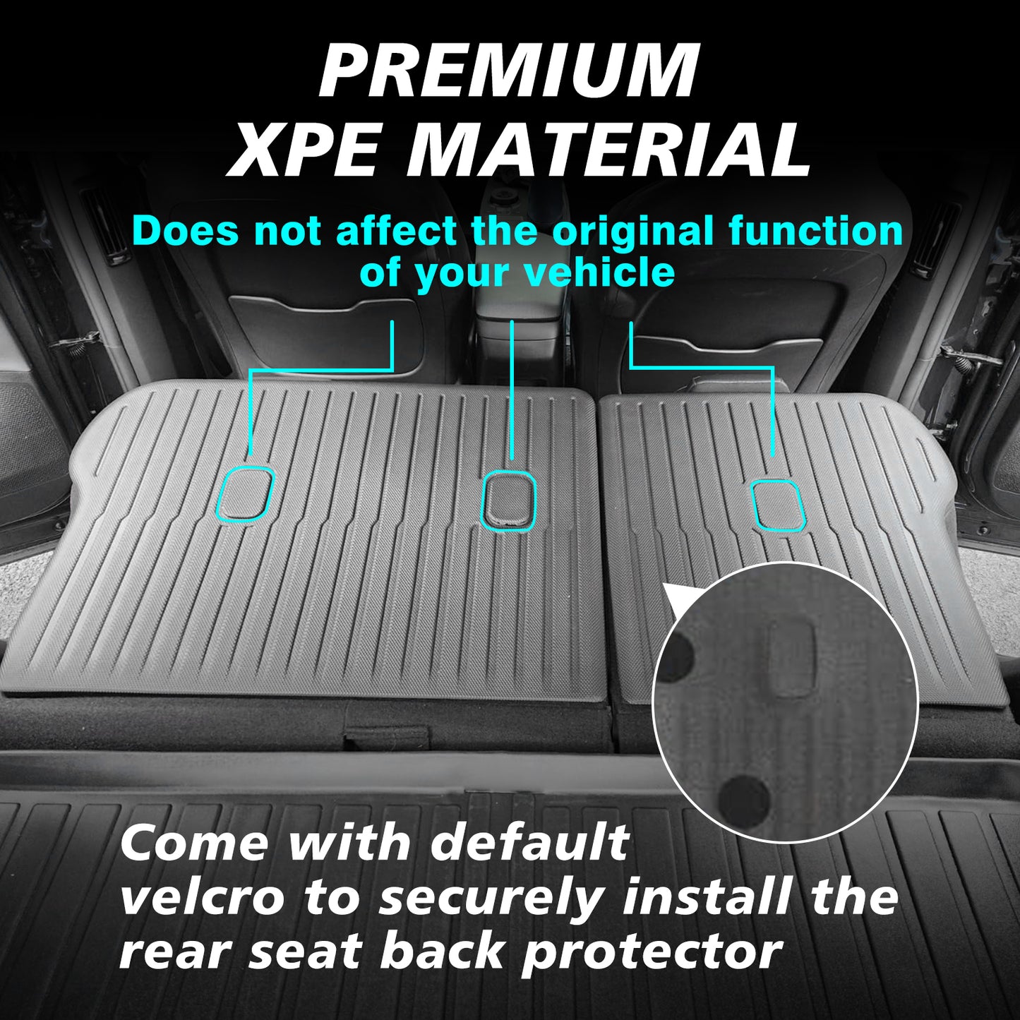 Bundle of EV6 Trunk Mat+Seats Back Cover from BestEvMod