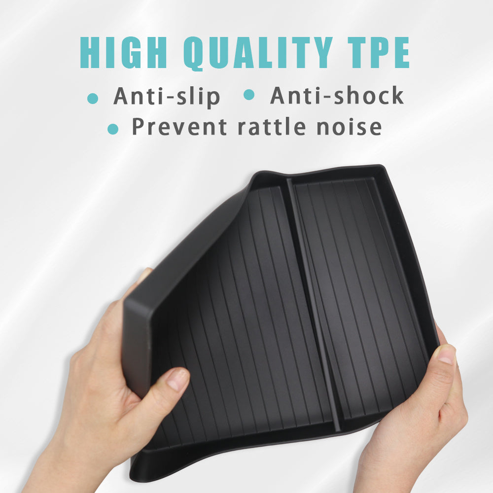 Ioniq5 Glove Box Organizer Tray TPE Anti-slip Shock Absorption from BestEvMod
