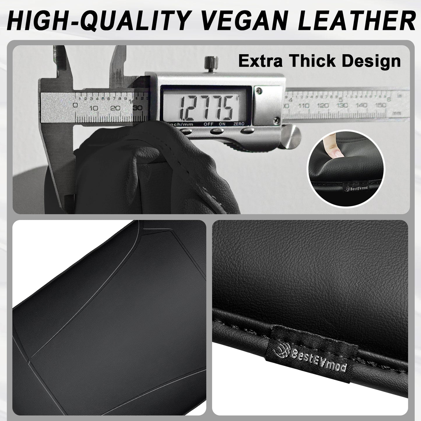 Thickened Center Console Armrest Pad Cover for Tesla ModelY Juniper 2026+