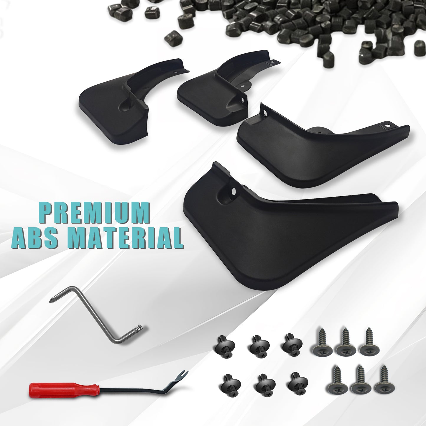 Ioniq5 Mud Flaps Splash Guards (Set of 4) Dirt Protection from BestEvMod