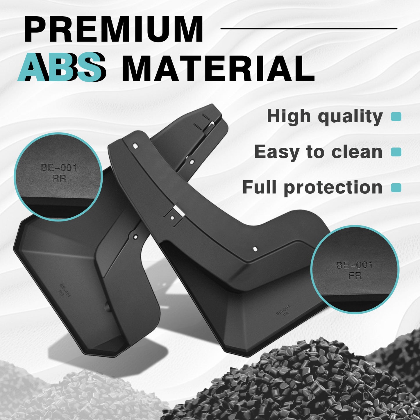 4PCS Mud Flaps for Chevrolet Blazer EV 2024+ Not fit SS model From BestEvMod