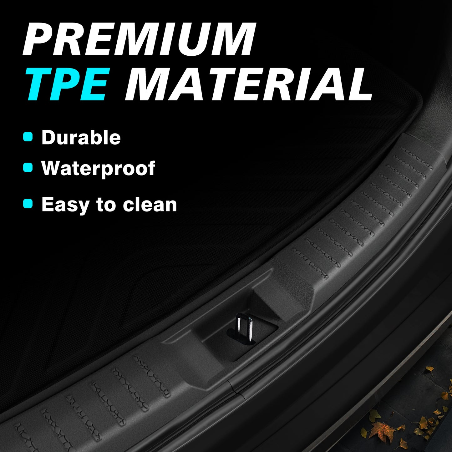 Upgrade Rear Bumper & Trunk Sill Cover Protector for 2023+ Honda CRV CR-V