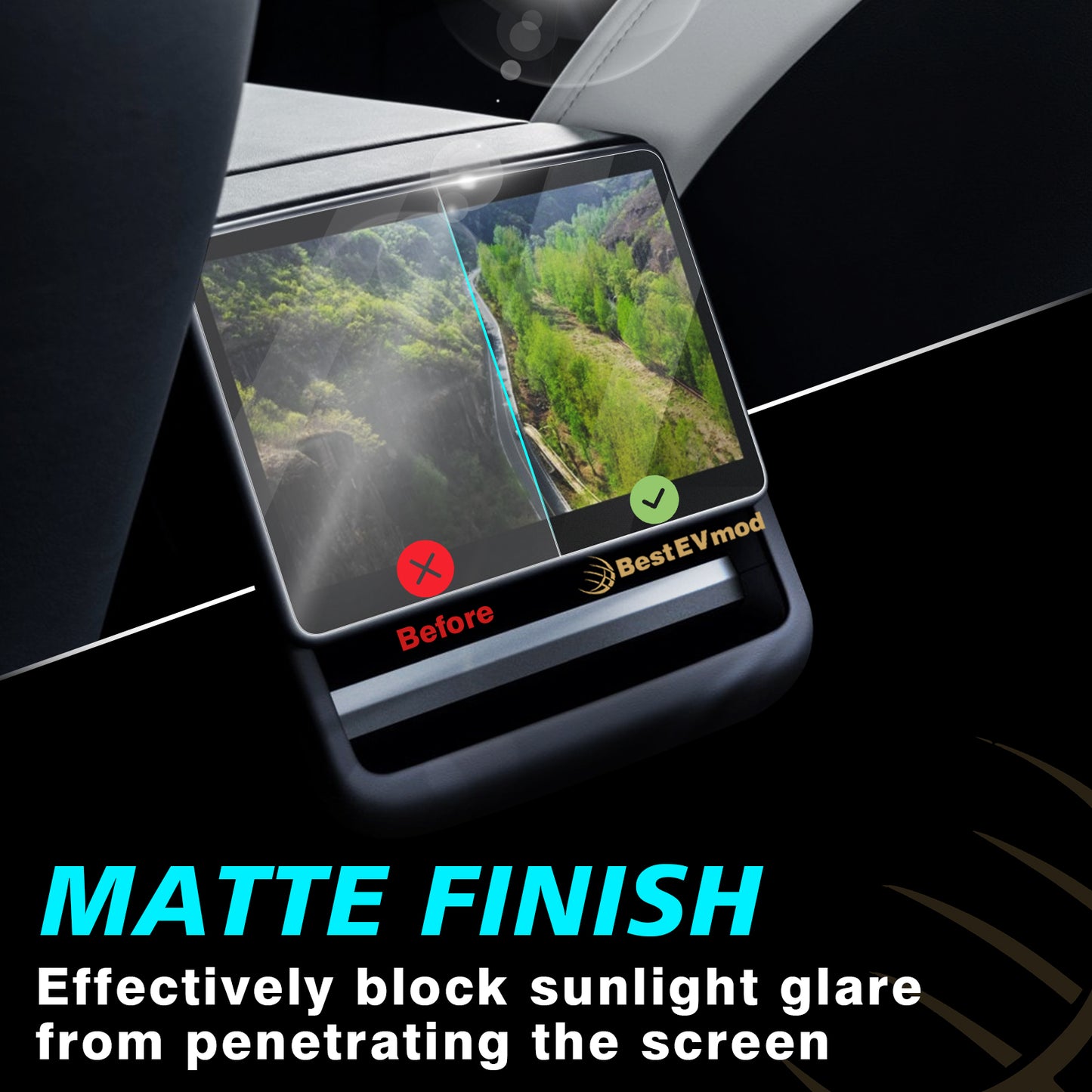 Dashboard Cover Mat for Tesla Model Y Juniper