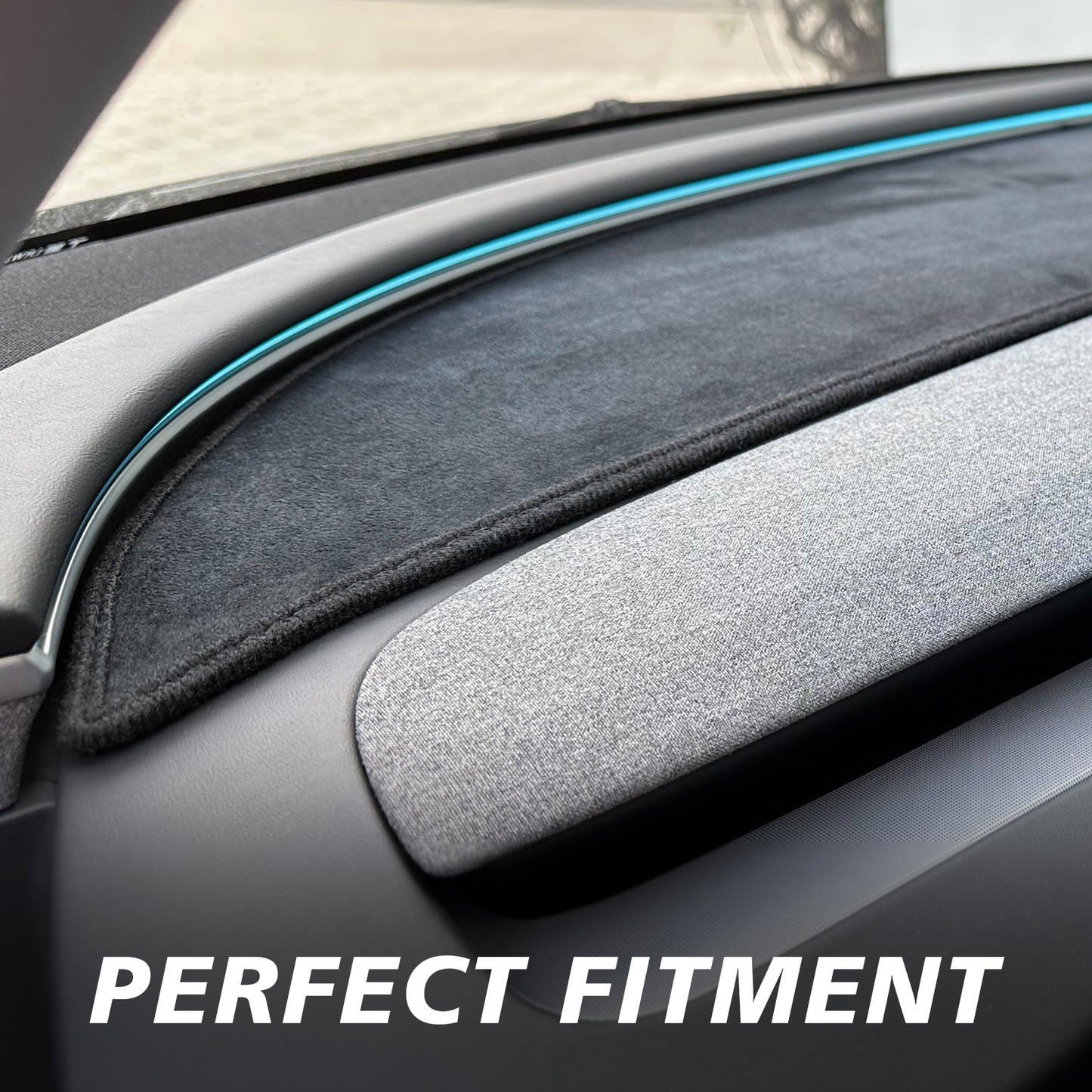 Dashboard Cover Mat No Glare for New Model 3 from BestEvMod