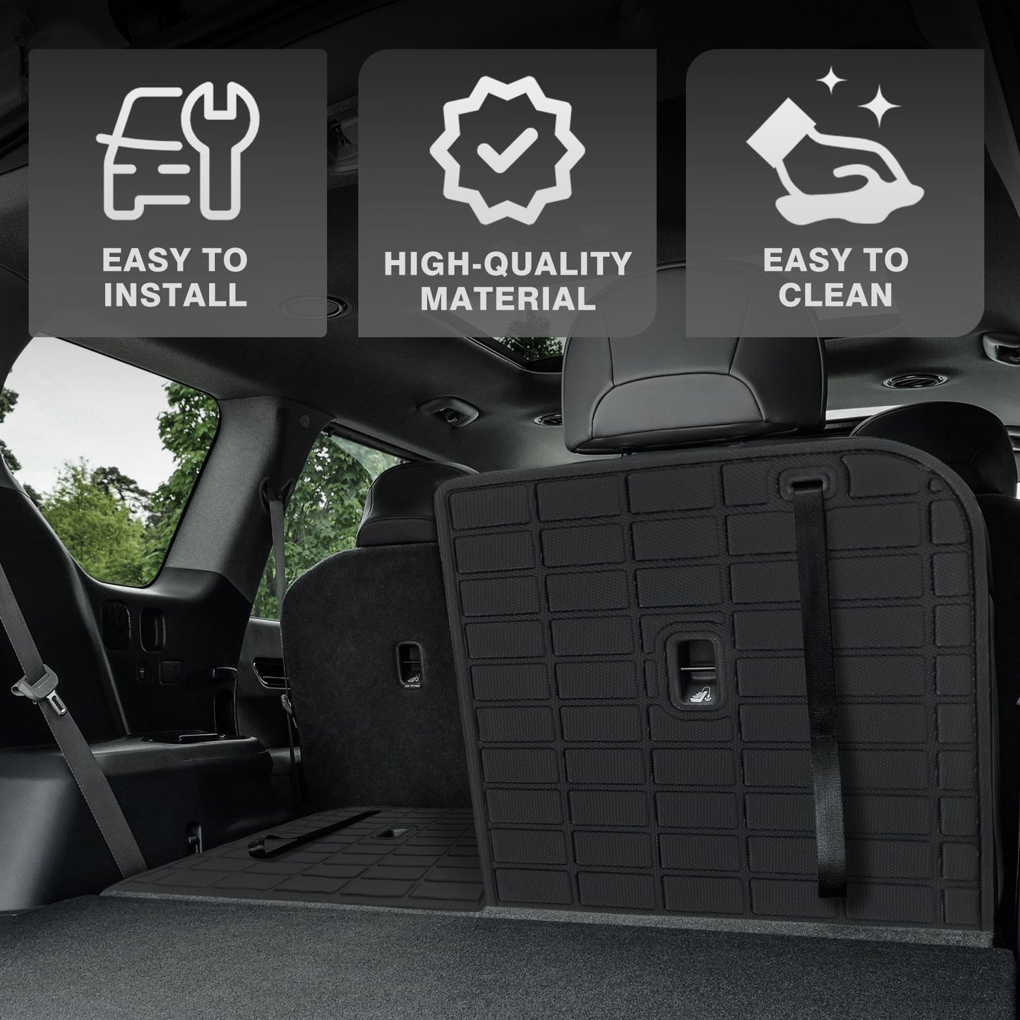 EV9 Seat Back Covers (for 6-seat only) from BestEvMod