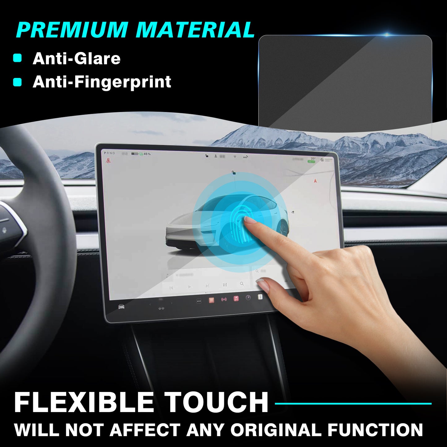 Dashboard Cover Mat for Tesla Model Y Juniper