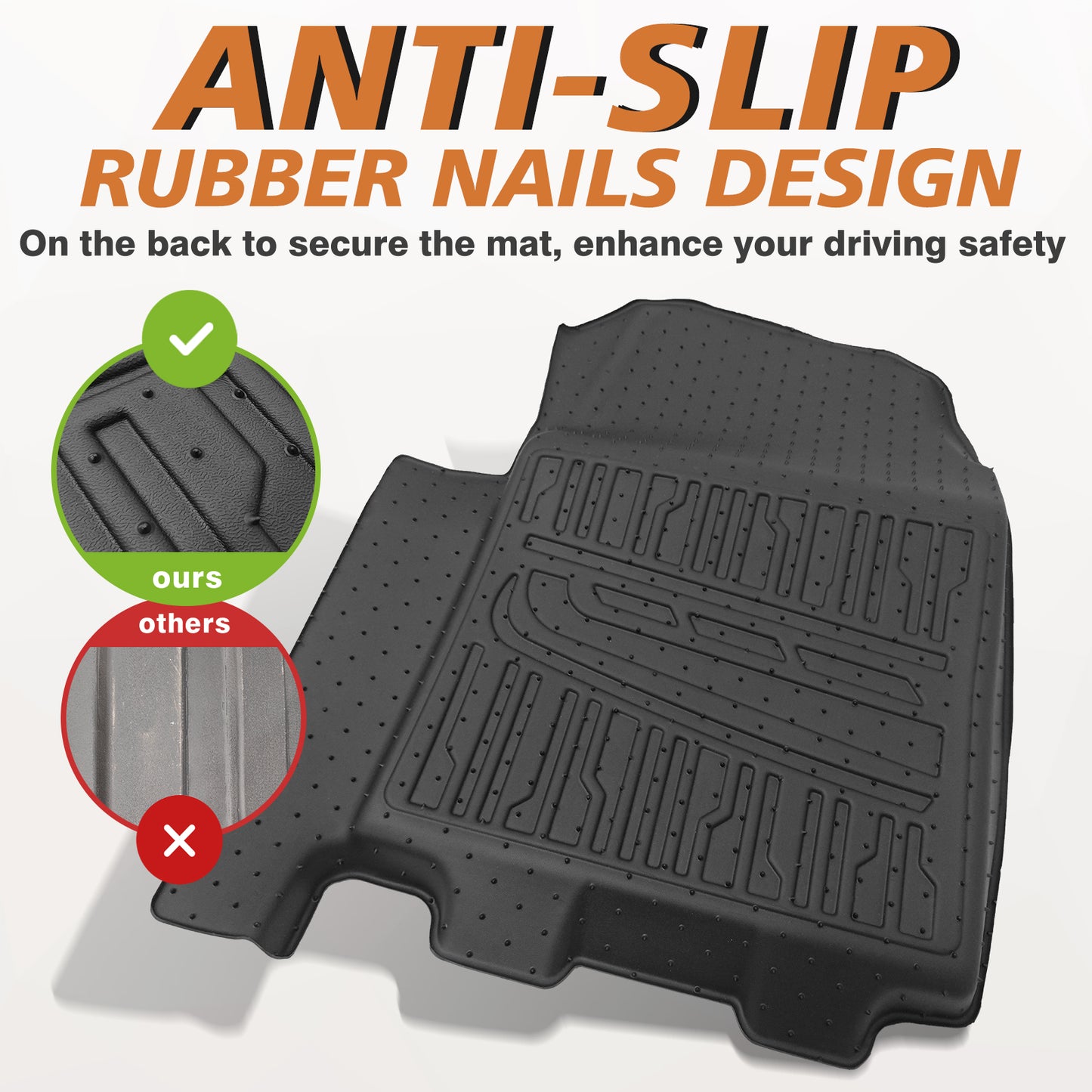 Full Set Floor Mats for 2024-2025 Silverado EV WT