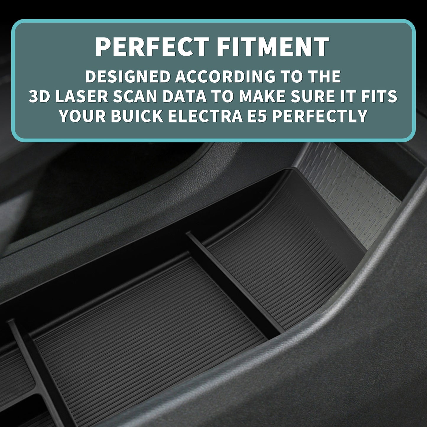 Buick Electra E5 Lower Center Console Organizer Tray Interior Storage Box from BestEvMod