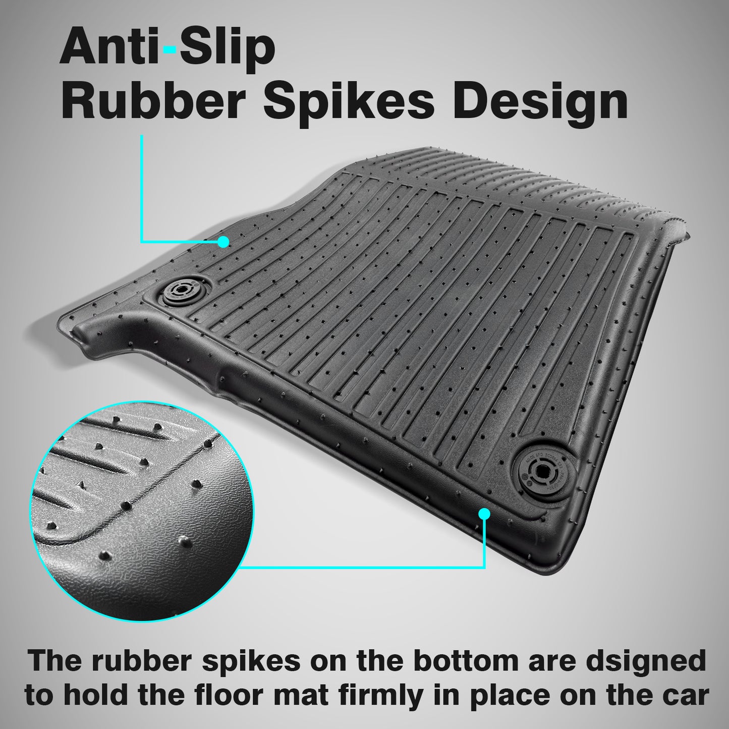 R1T Frunk Mat+Floor Mat+Truck Bed Mat from BestEvMod