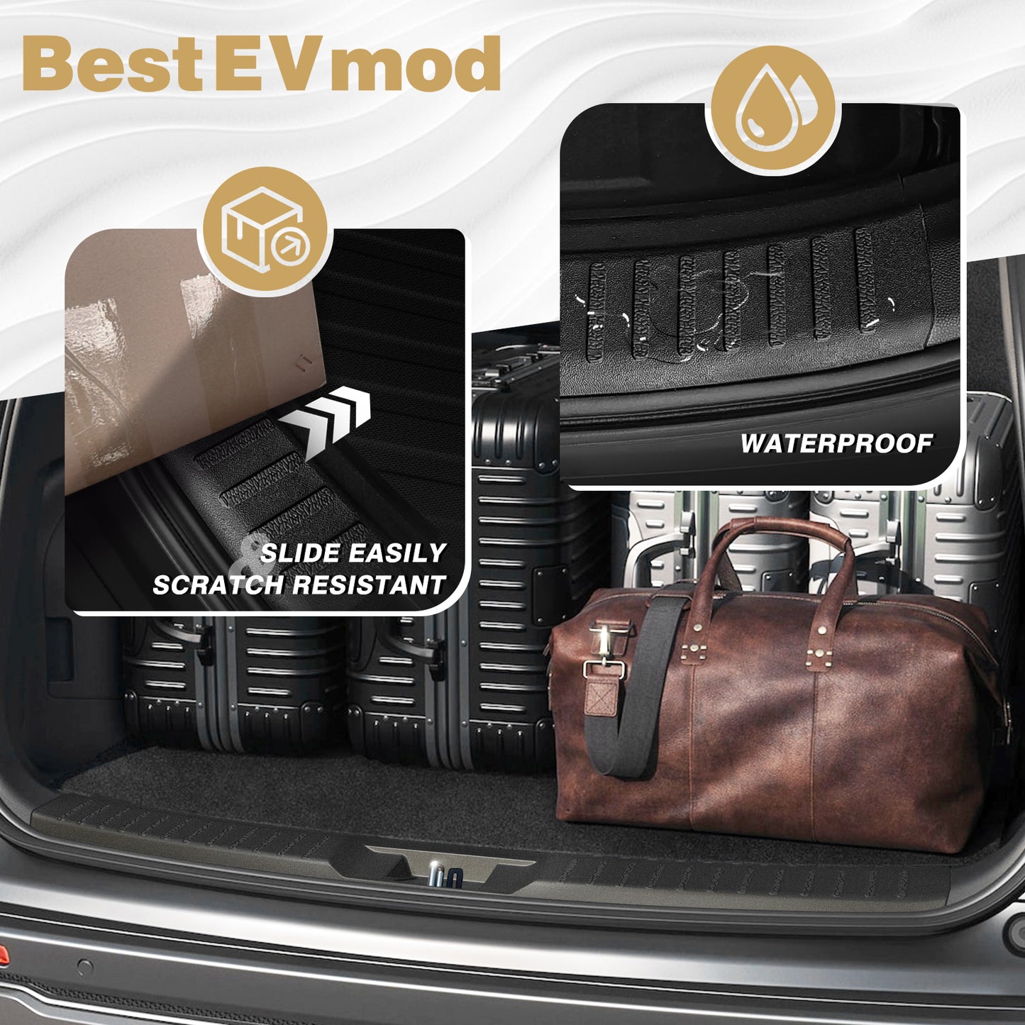 Upgrade Rear Bumper & Trunk Sill Cover Protector for 2023+ Honda CRV CR-V