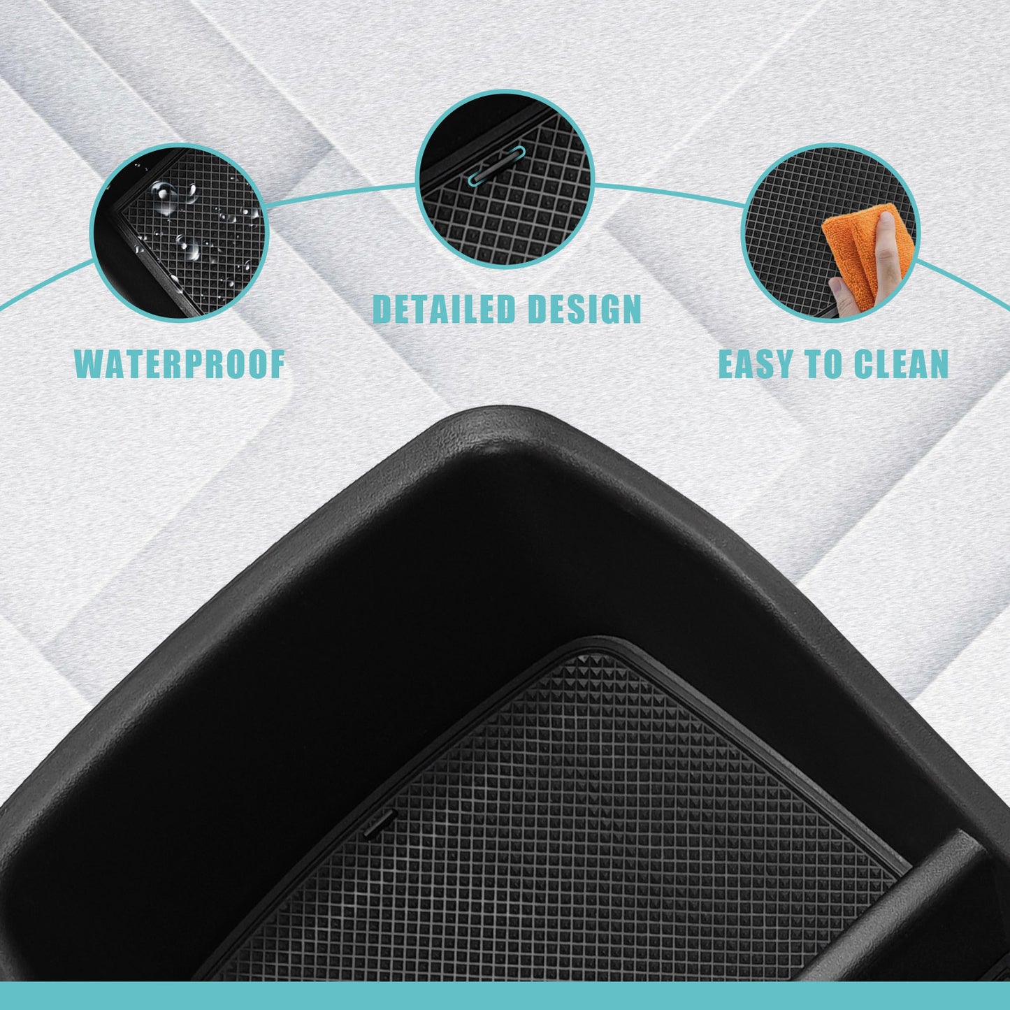 Lower Center Console Organizer Tray for EV9 from BestEvMod