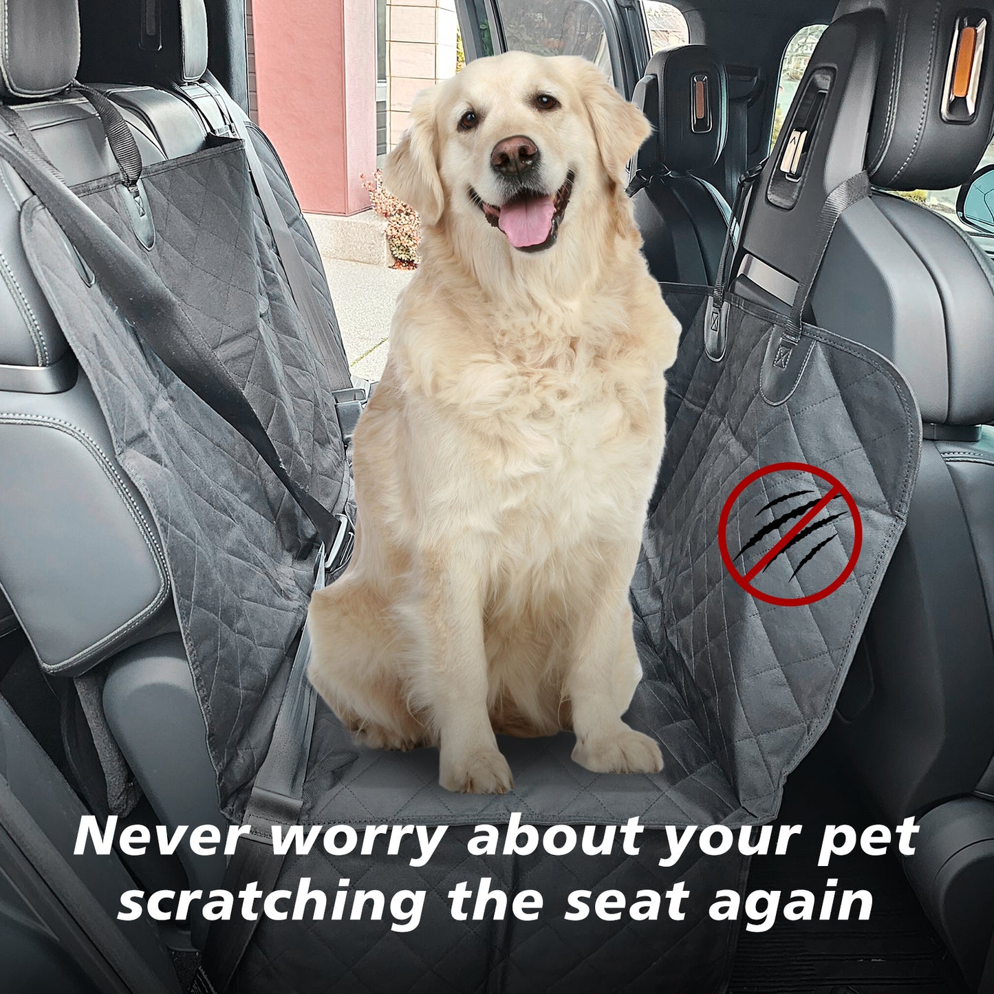 Pet Seat Cover Dog compatible with Rivian from BestEvMod