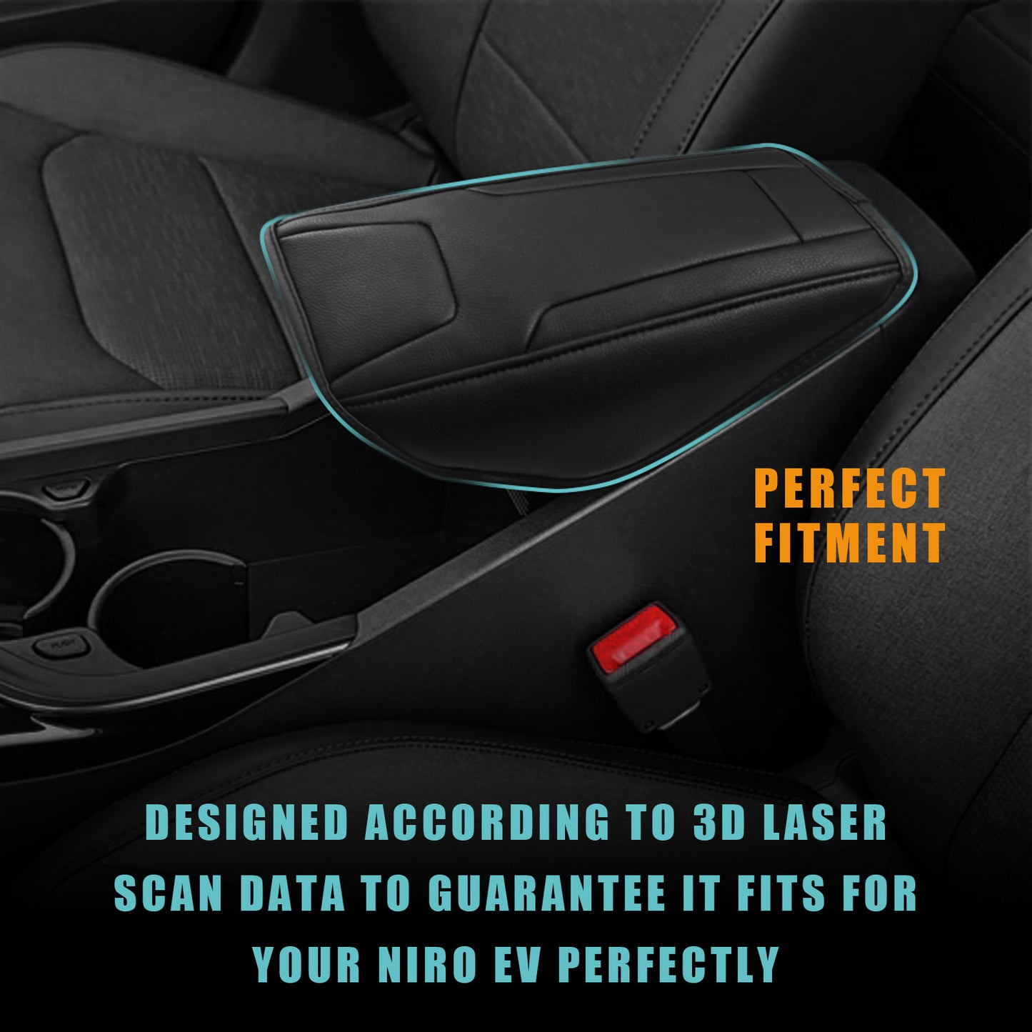 Armrest Pad Cover Extra Soft for Niro EV from BestEvMod