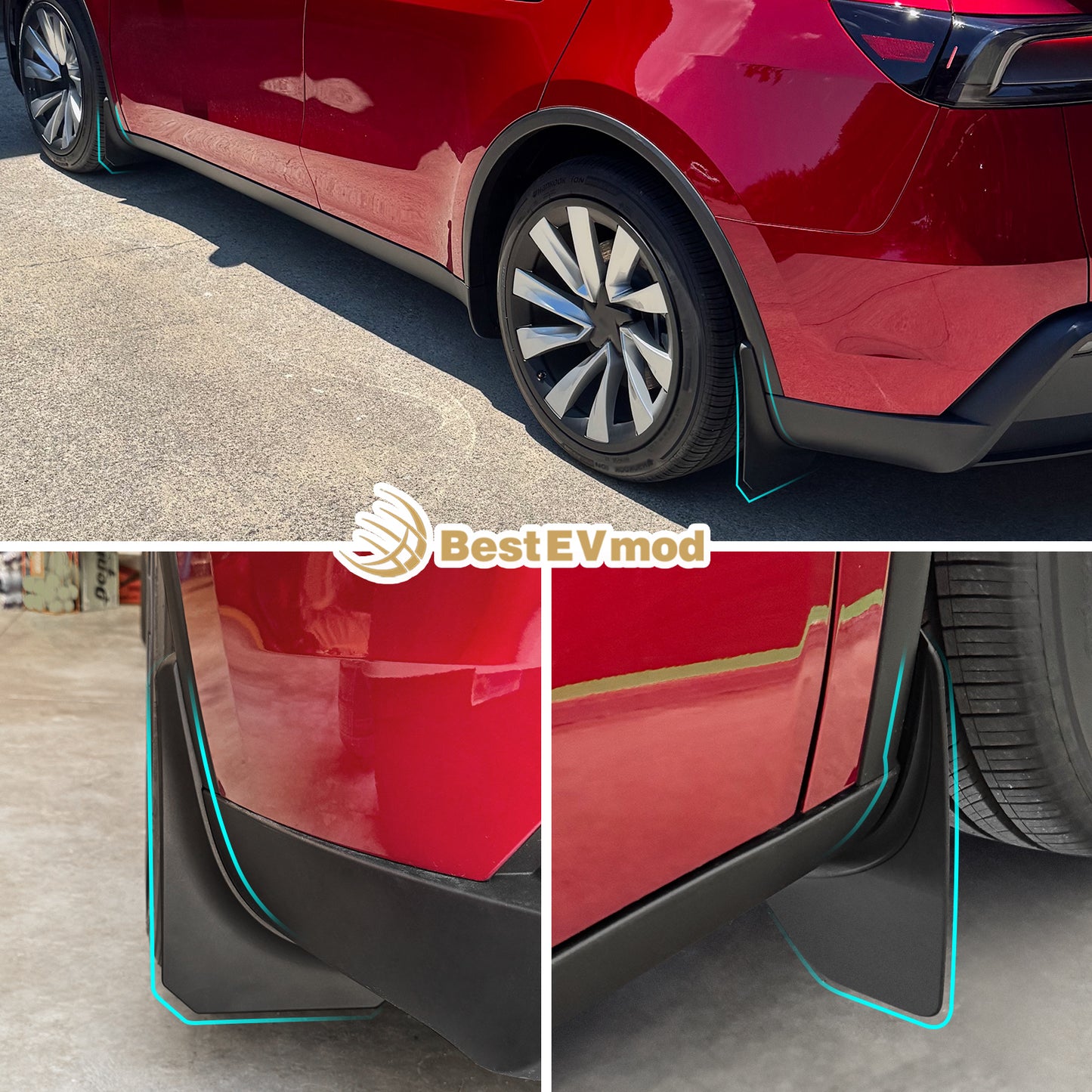 Upgrade TPE Mud Flaps for 2026 Tesla Model Y Juniper