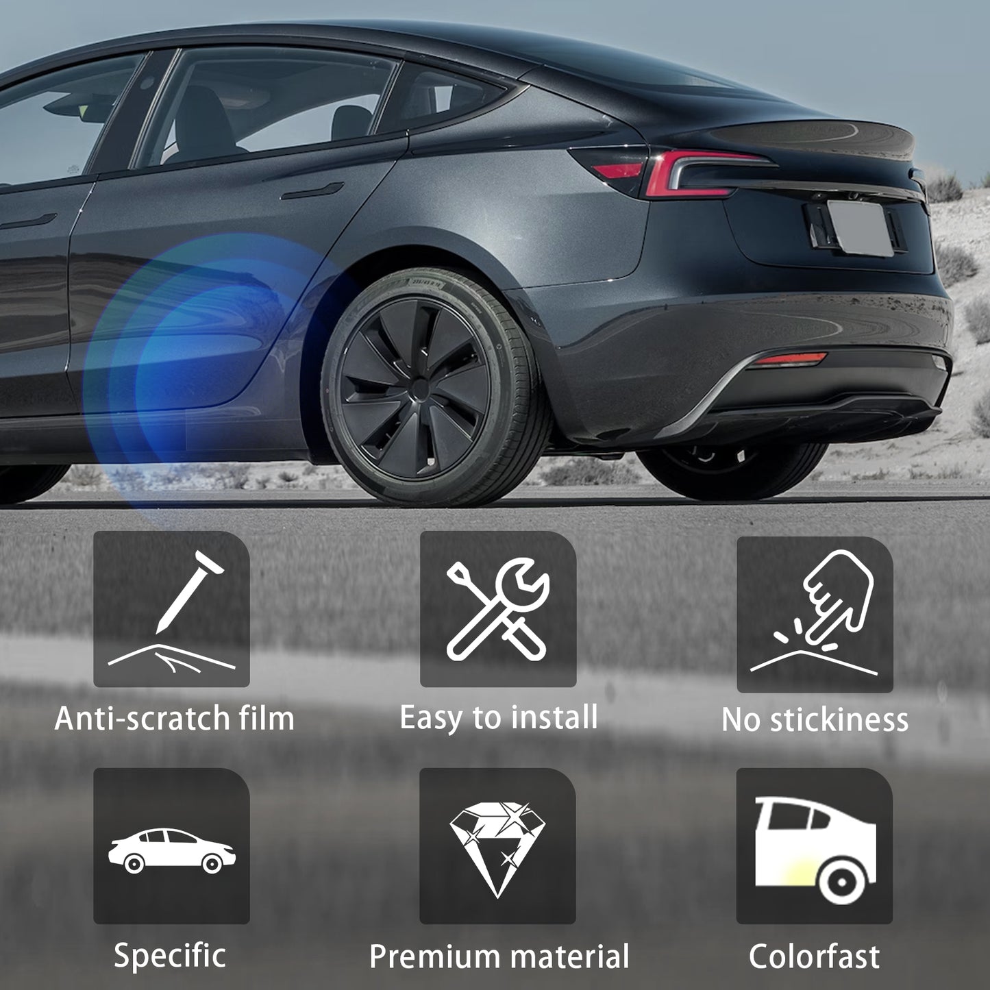 8.5 Mil PPF for New Model 3 Highland from BestEvMod