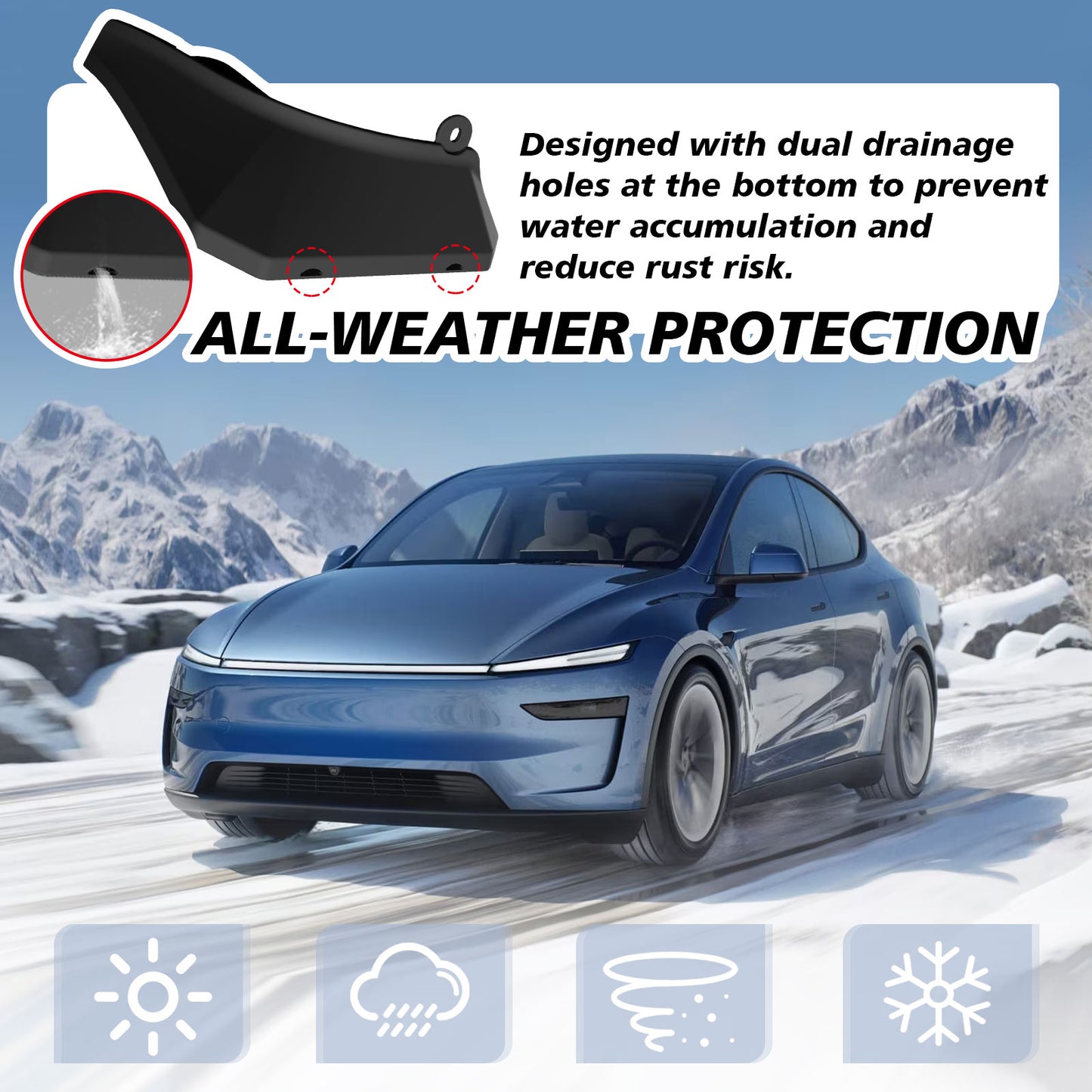 Upgrade Mud Flaps Splash Guards for 2026 New Tesla Model Y Juniper