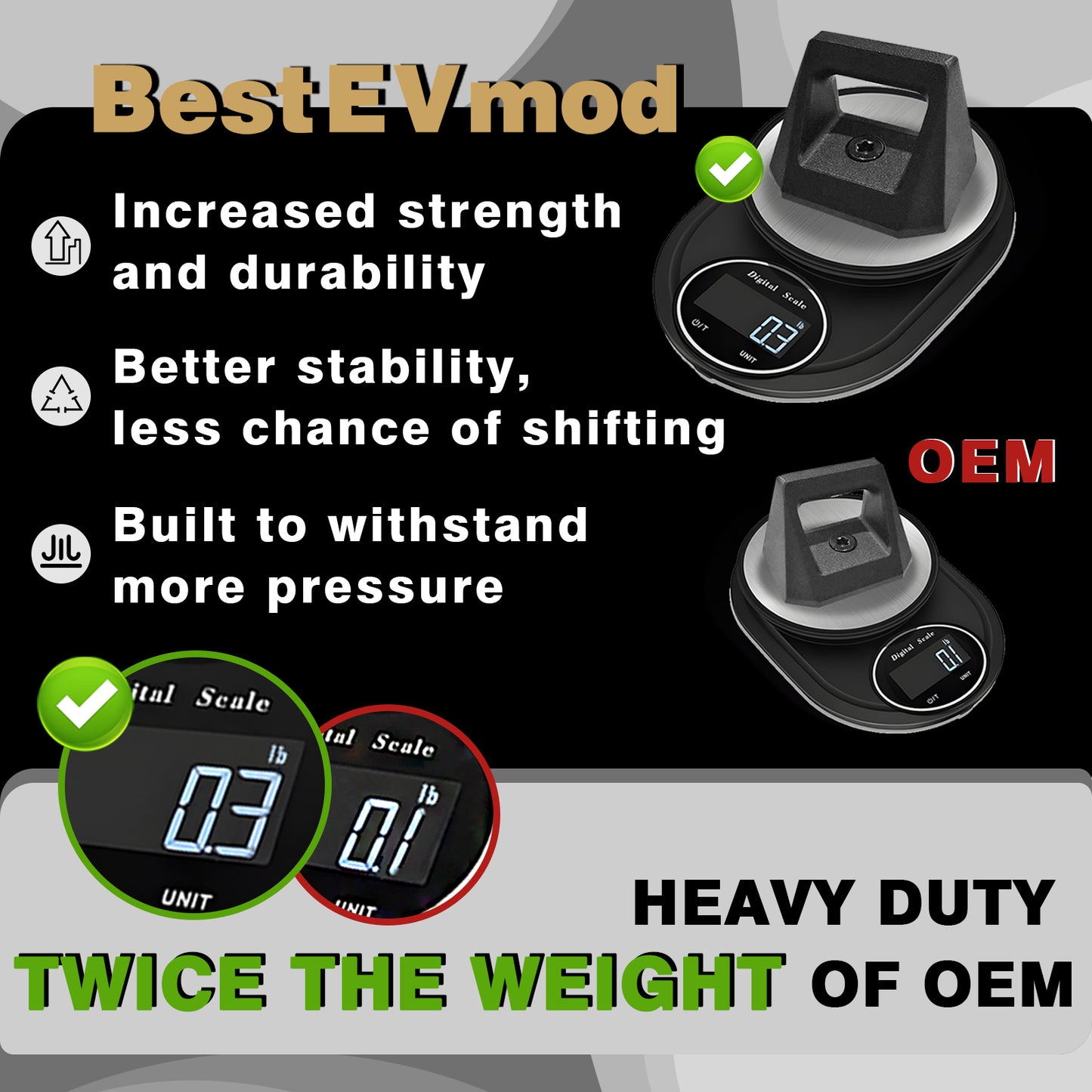 OEM Style L Track Hook for Cybertruck