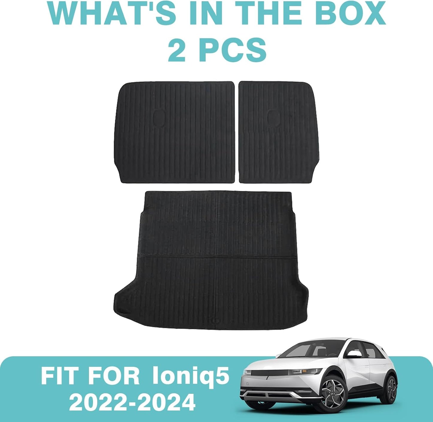 BestEvMod for Ioniq5 Trunk Mat+Seats Back Cover