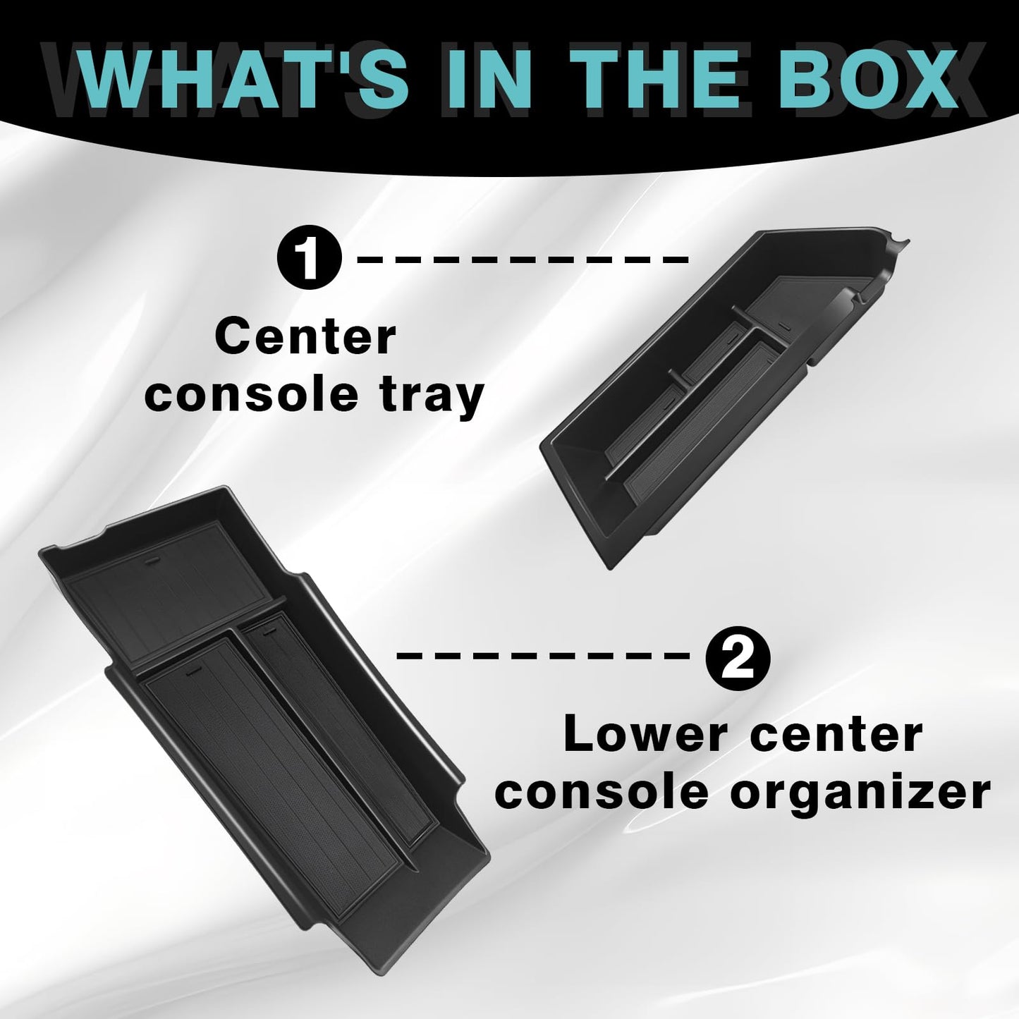 Console Organizer and Lower Tray Set for Chevrolet Equinox EV 2024+