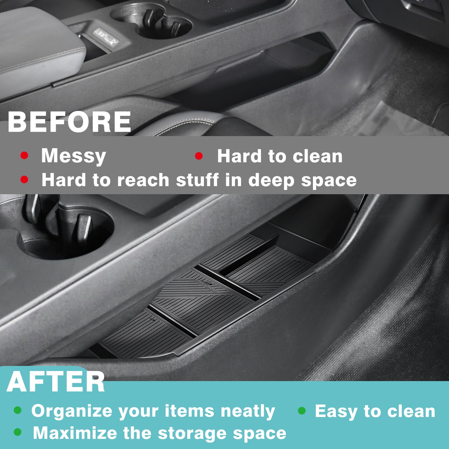 Lower Center Console Organizer for Honda Prologue 2024+
