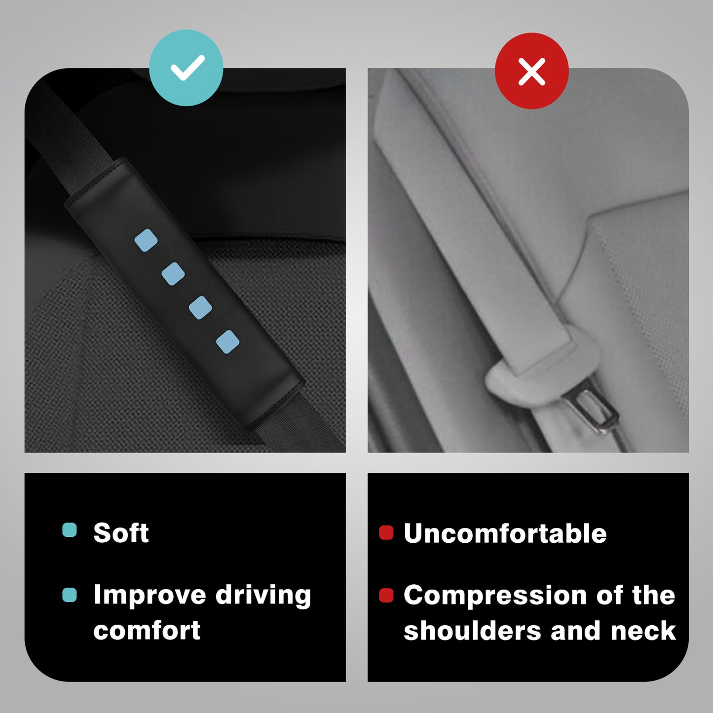 Ioniq5 Ioniq6 Kona EV Kona Morse Code Seat Belt Cushion from BestEvMod