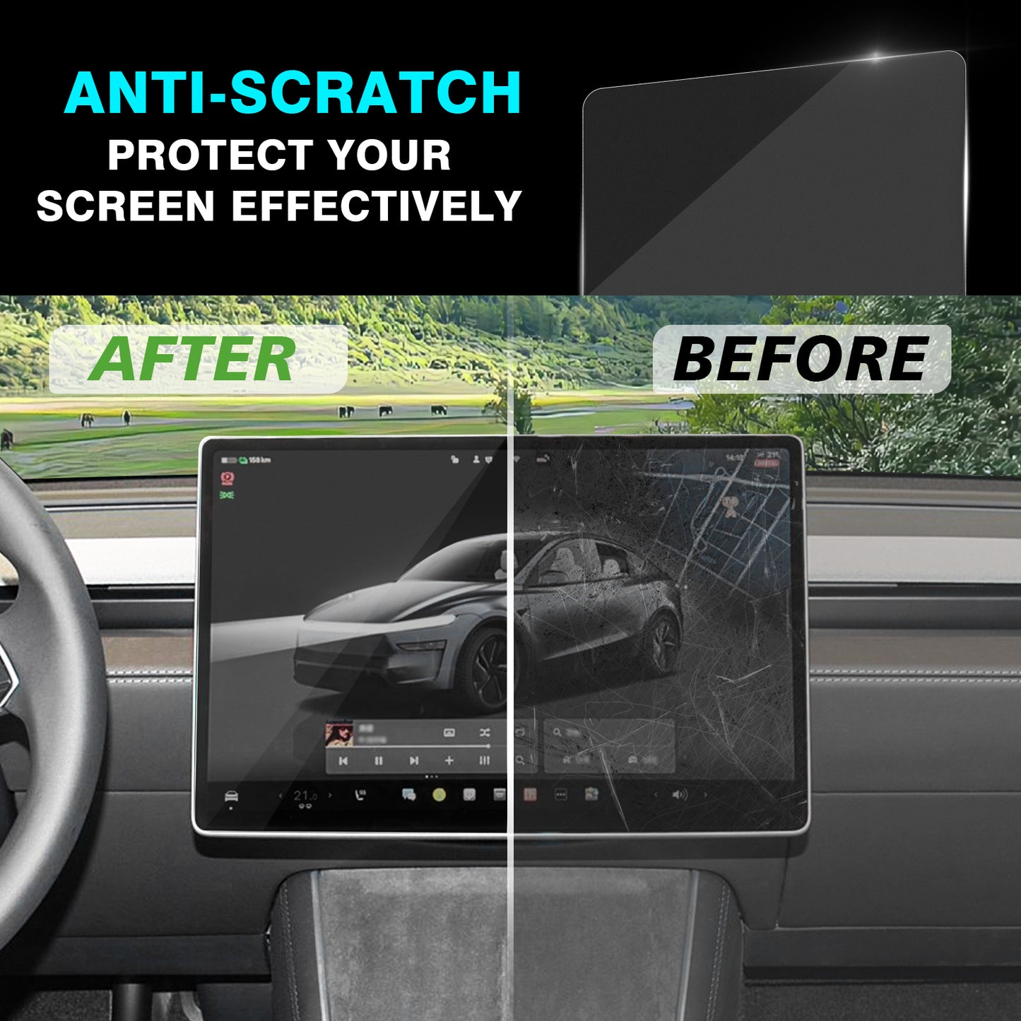 Dashboard Cover Mat for Tesla Model Y Juniper