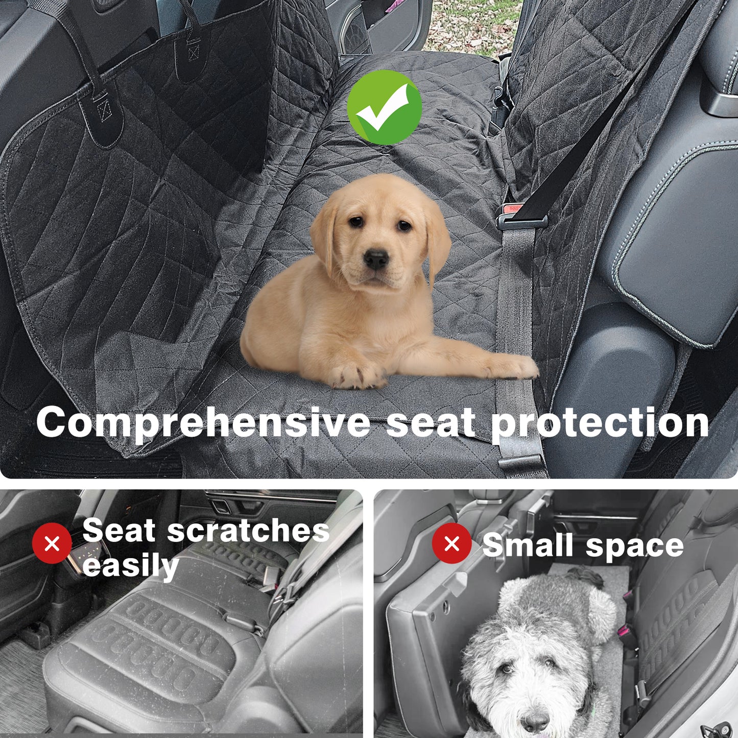 Pet Seat Cover Dog compatible with Rivian from BestEvMod