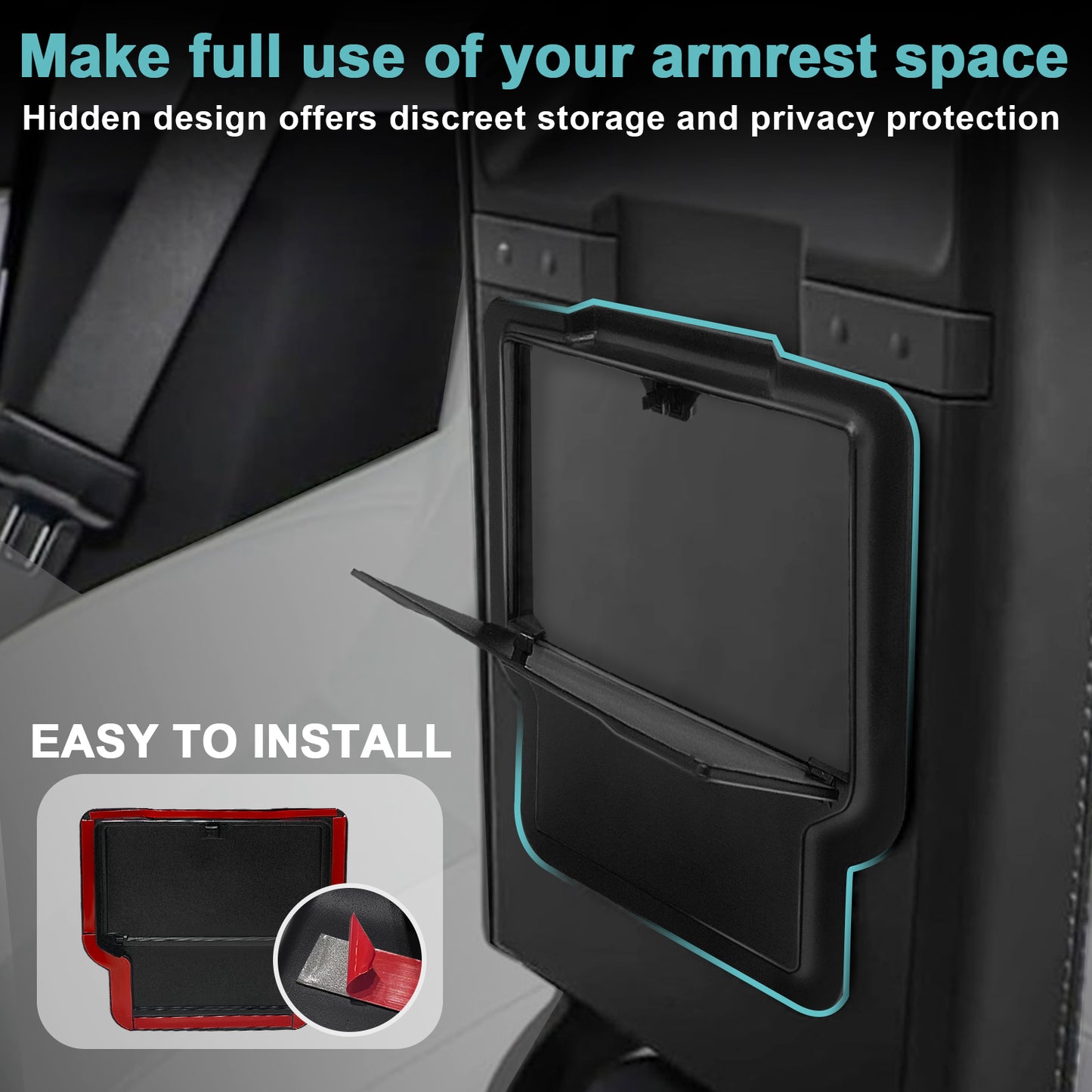 5PCS Center Console Organizer for 2025 Tesla Model Y Juniper