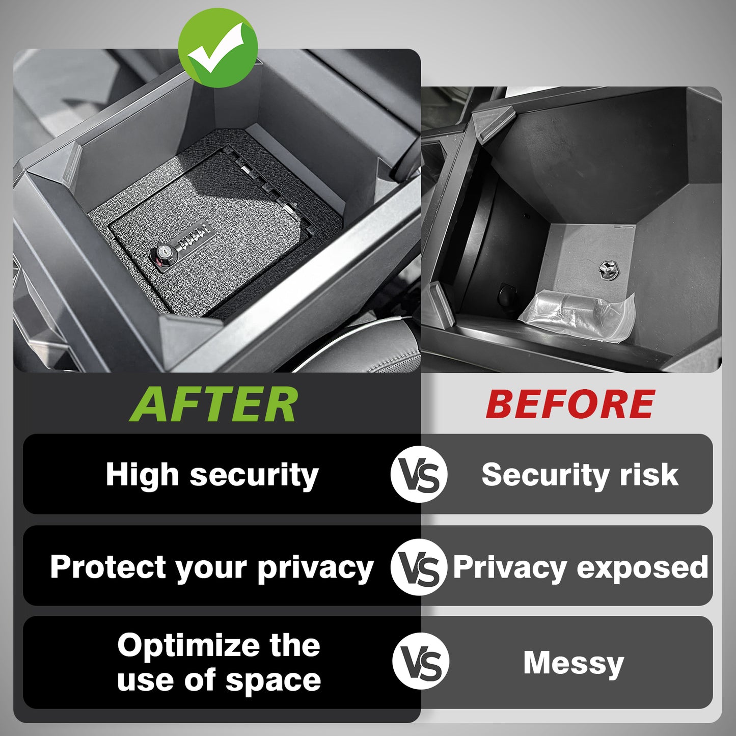 Cyber Safe Vault for Cybertruck