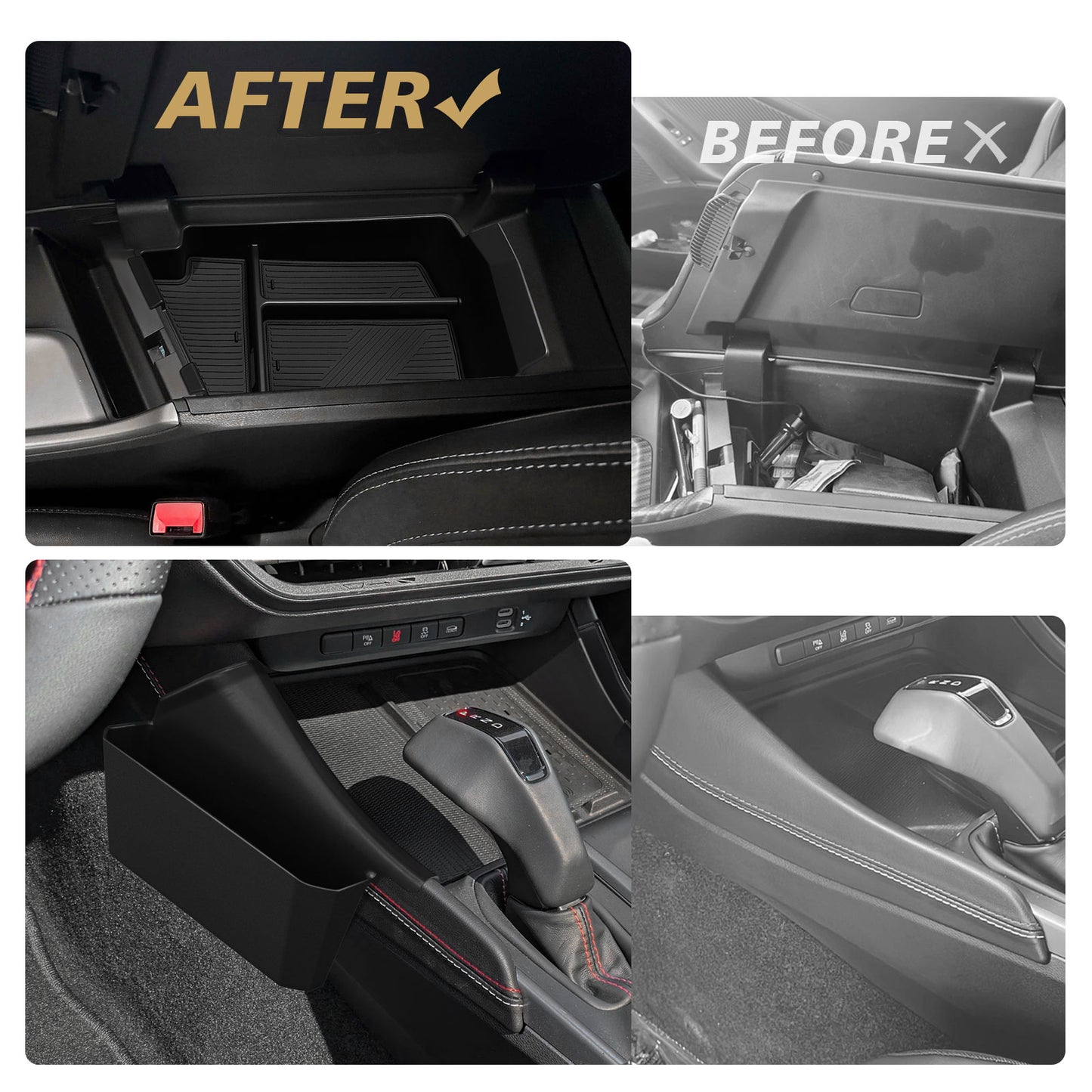Bundle of Center Console Organizer + Gear Side Trays