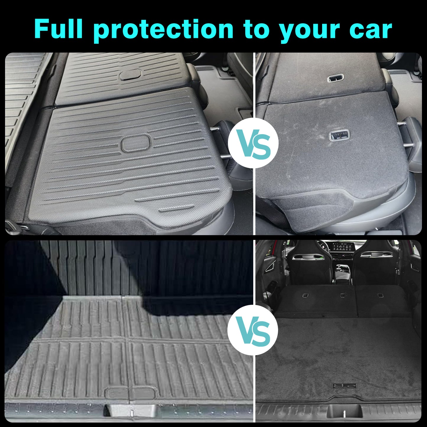 Bundle of EV6 Trunk Mat+Seats Back Cover from BestEvMod