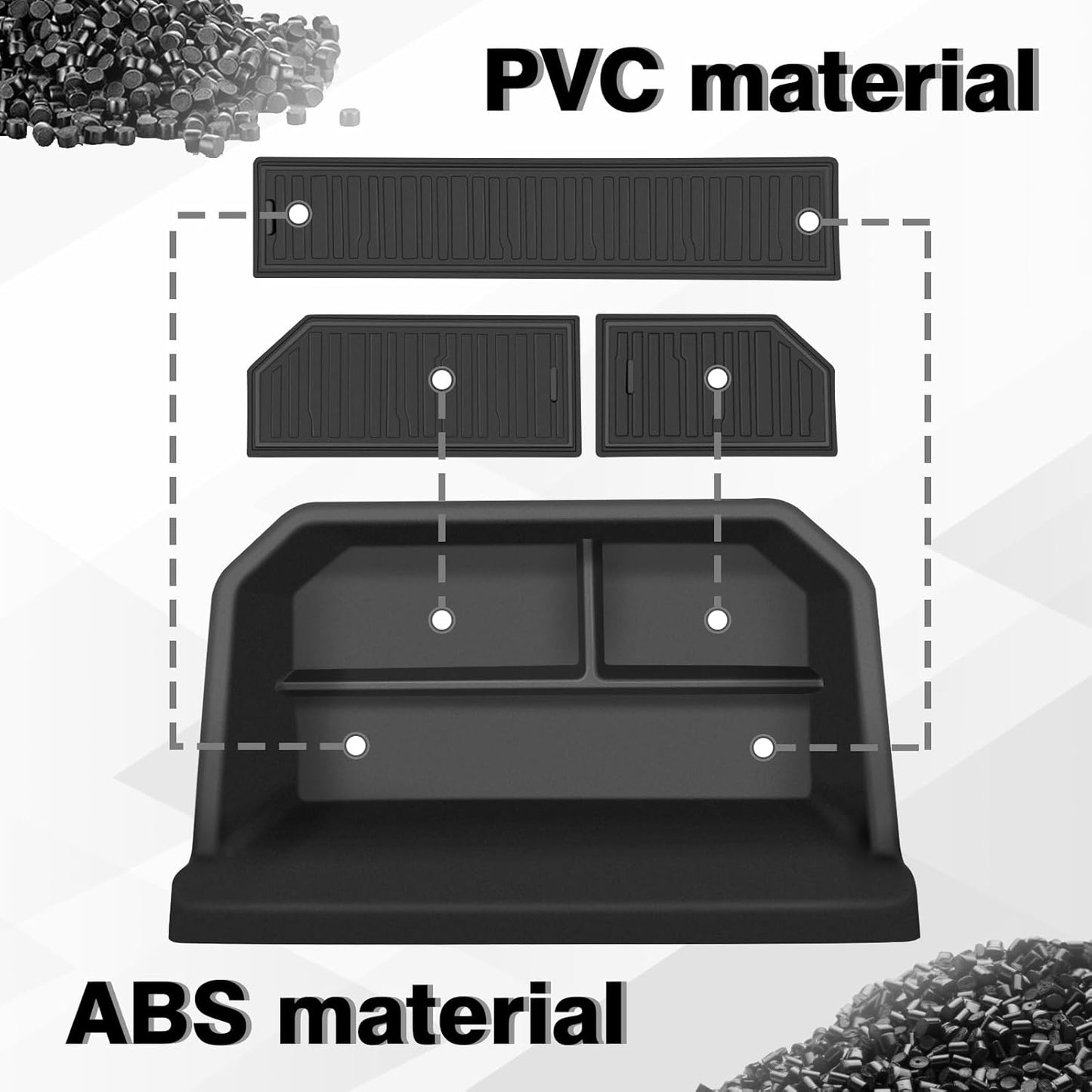 Upgraded Screen Back Organizer for Mach-E 2021-2025