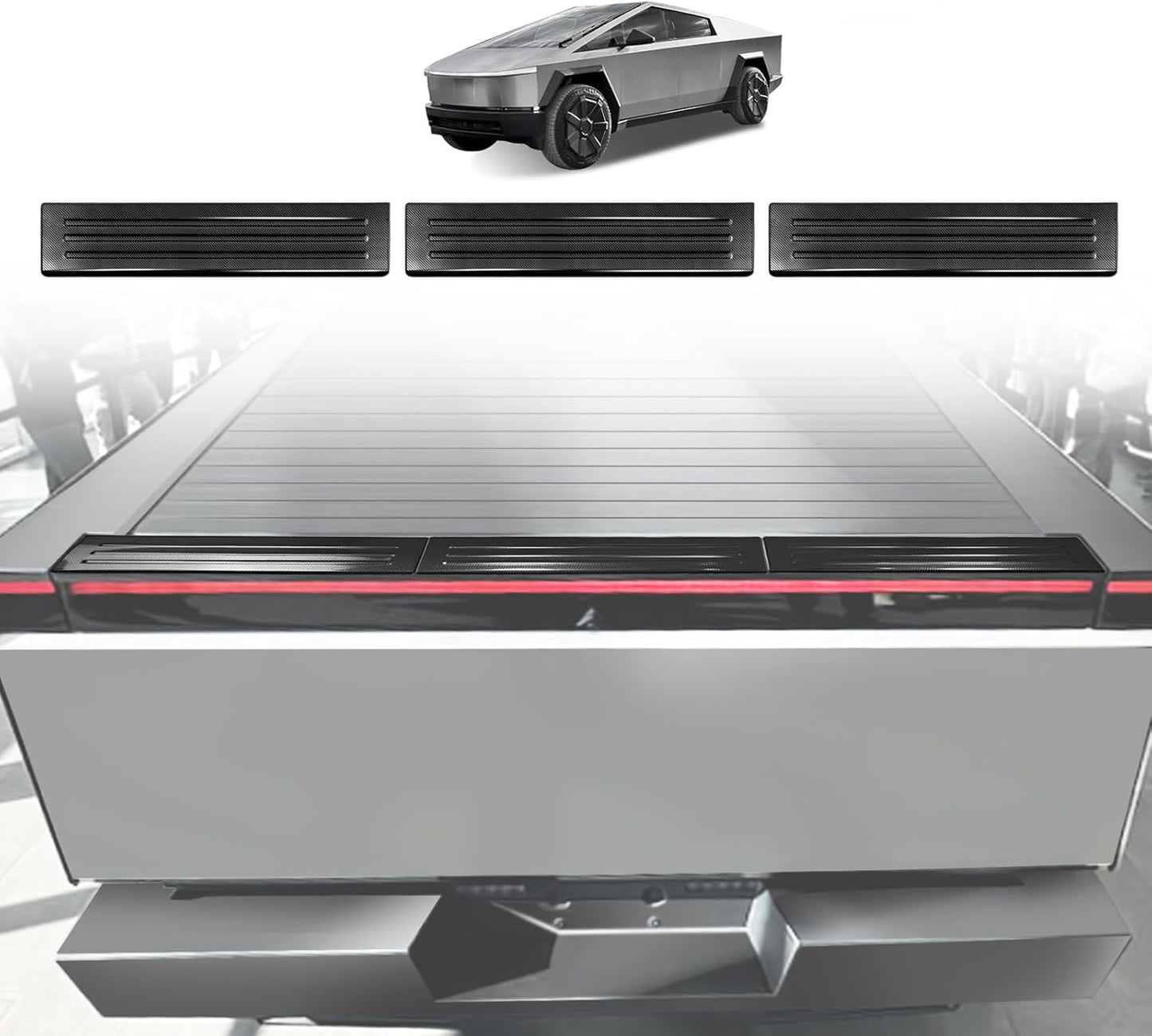 Metal Tailgate Top Protector Cover for Cybertruck