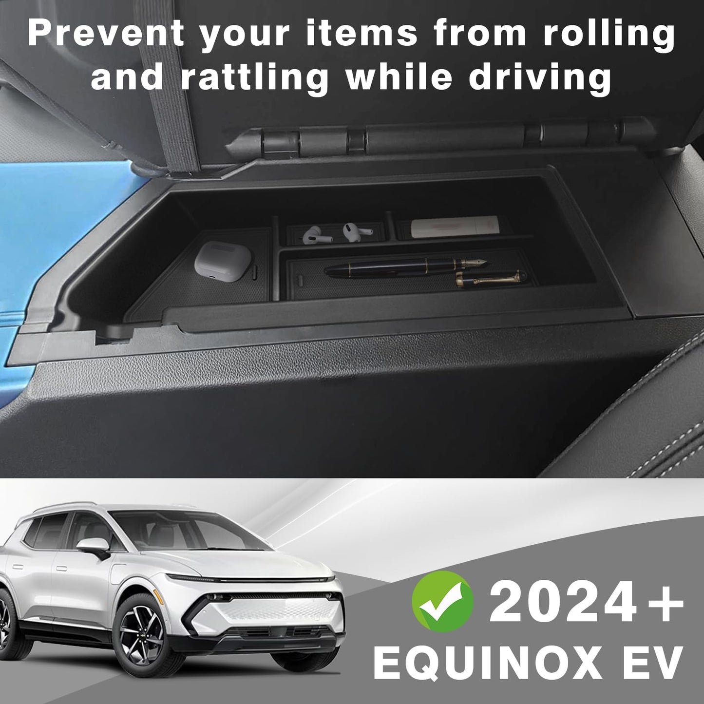 Console Organizer and Lower Tray Set for Chevrolet Equinox EV 2024+
