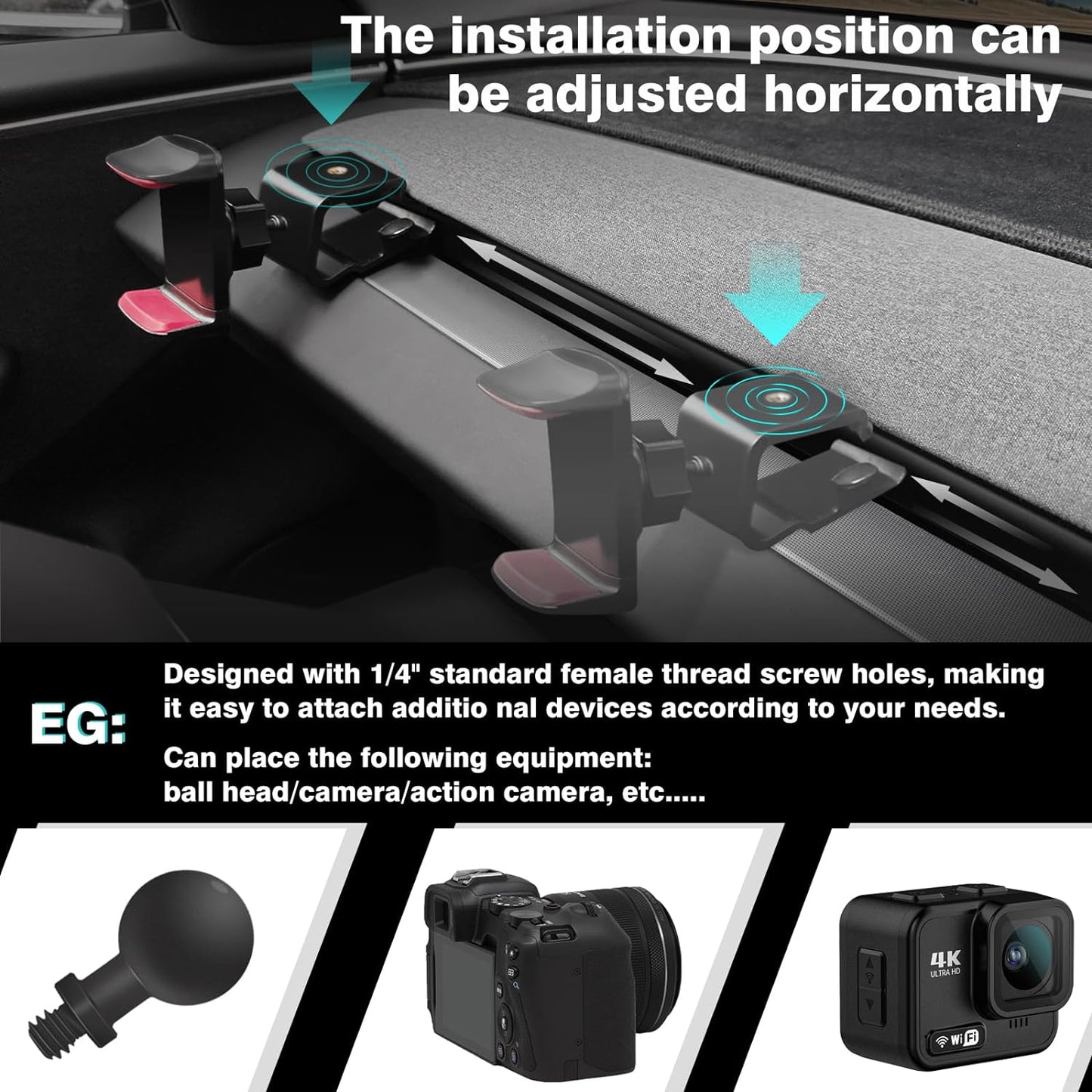 Dashboard Phone iPhone iPad Tablet Magsafe Holder for New Model Y Juniper Model 3 Highland from BestEvMod