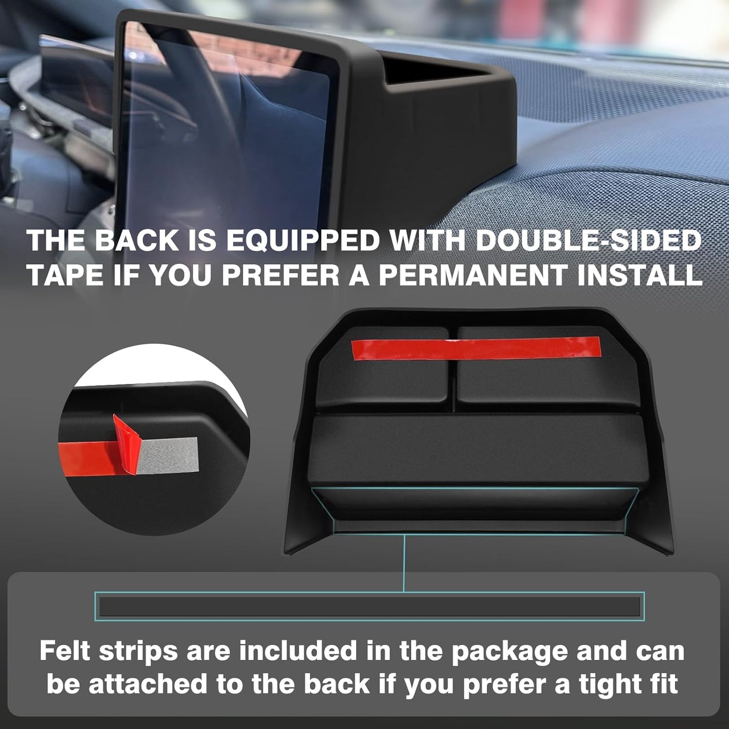 Upgraded Screen Back Organizer for Mach-E 2021-2025