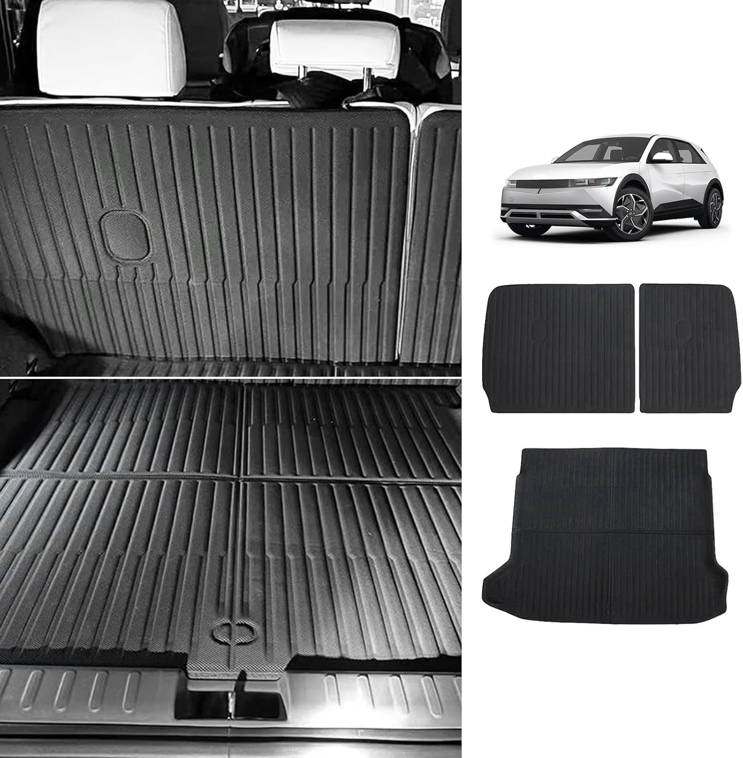 BestEvMod for Ioniq5 Trunk Mat+Seats Back Cover